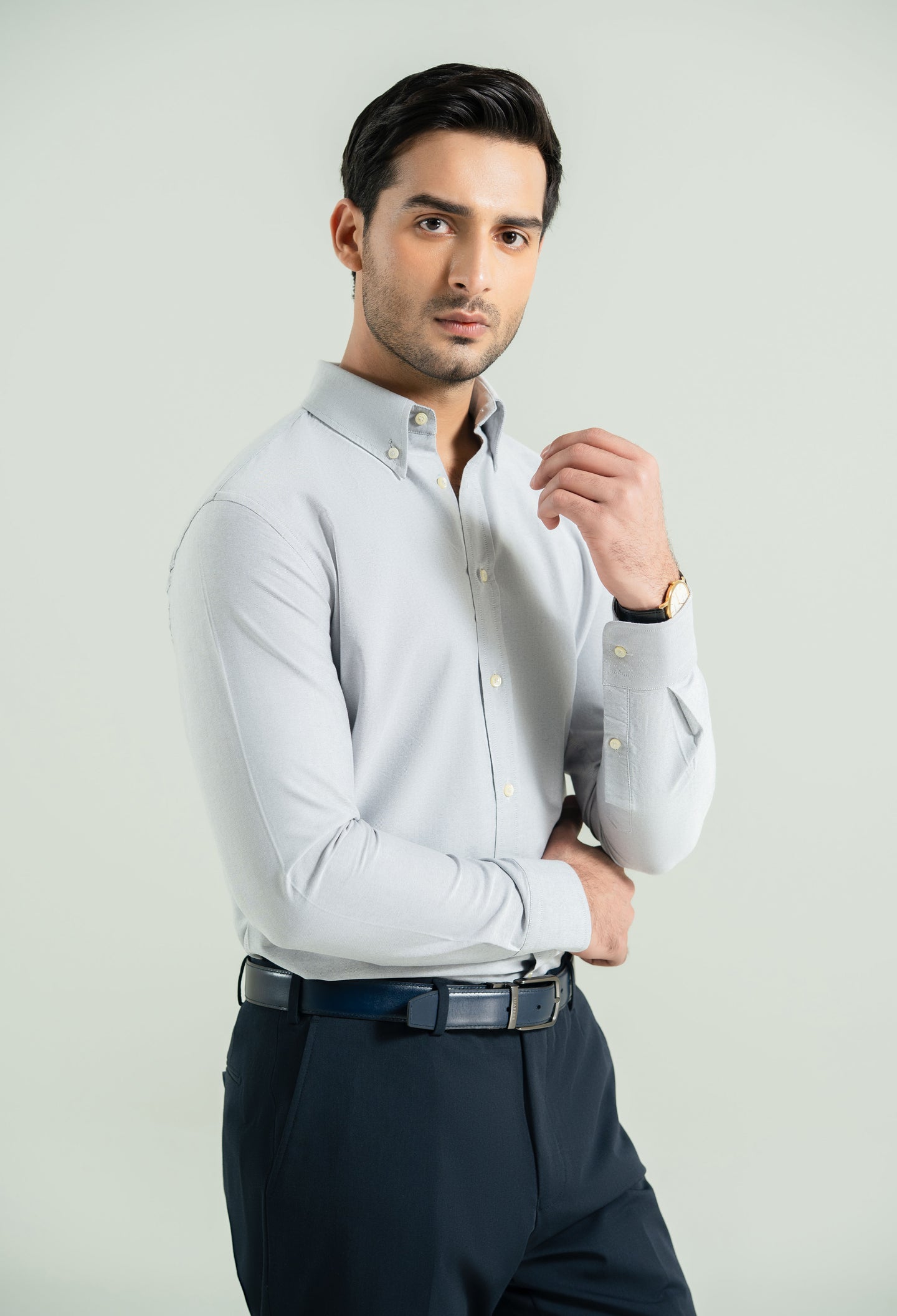Light Grey Oxford Shirt