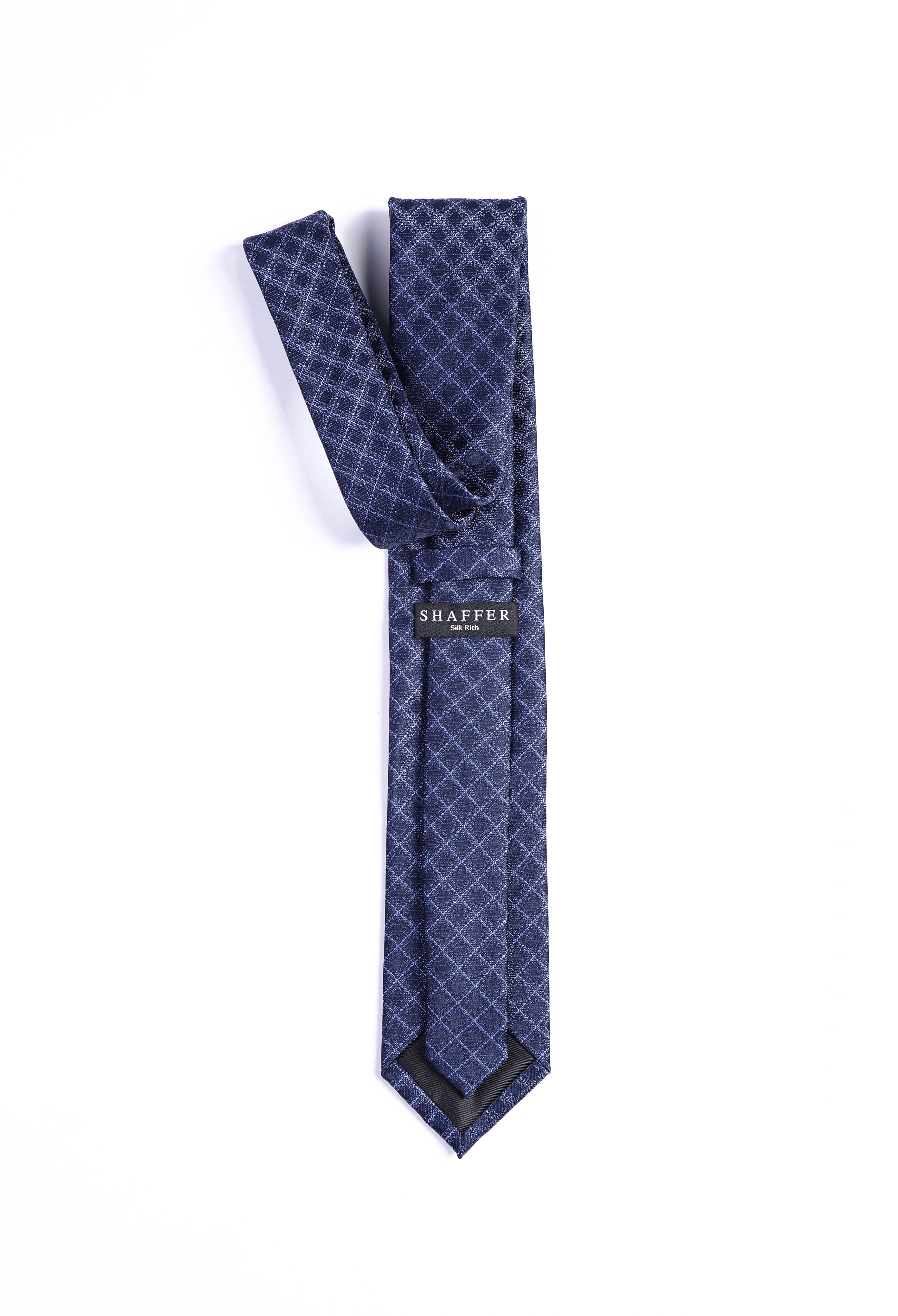 Egyptian Blue Check Tie