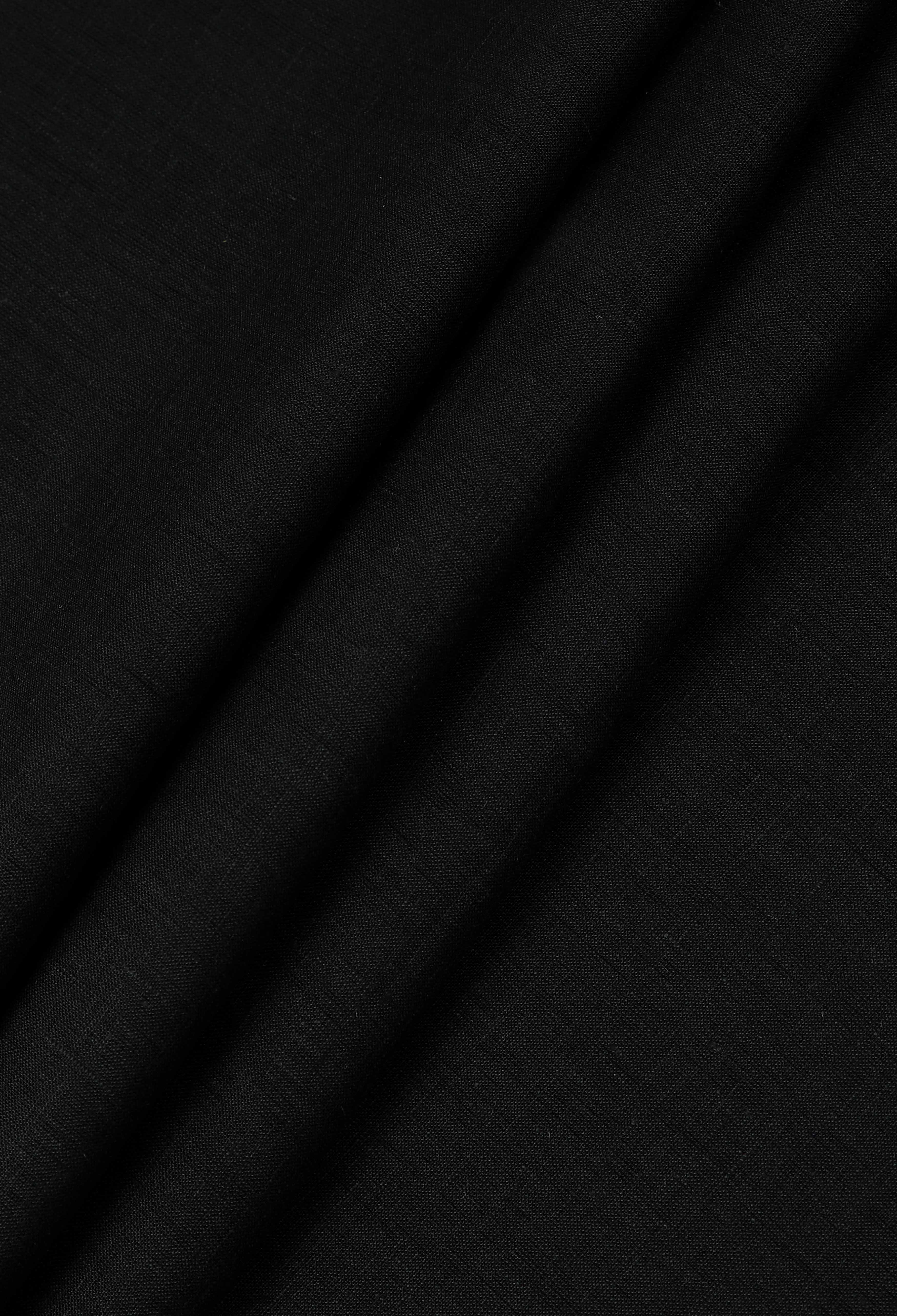 Coal Black Linen