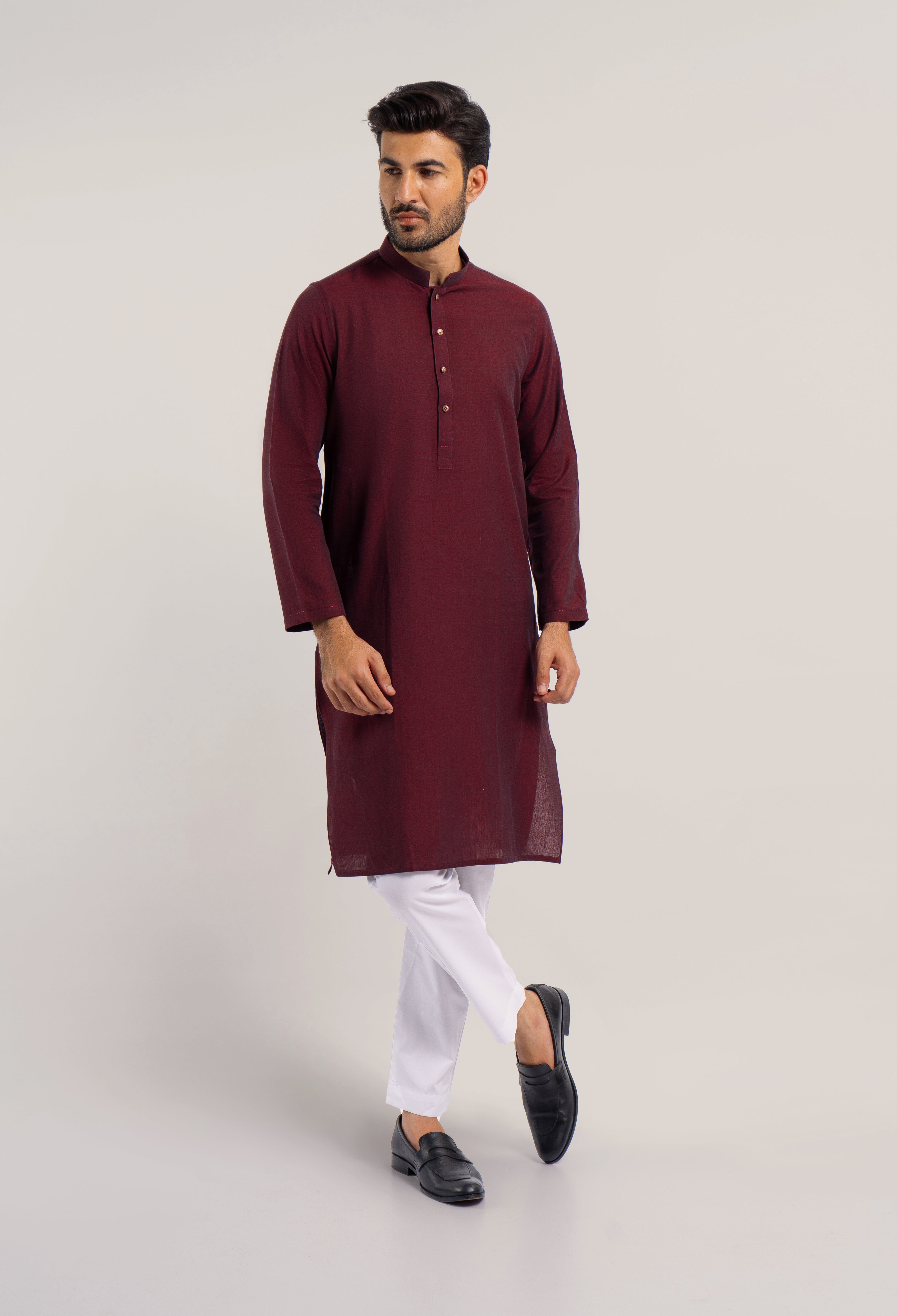 VERMILION Plain KURTA