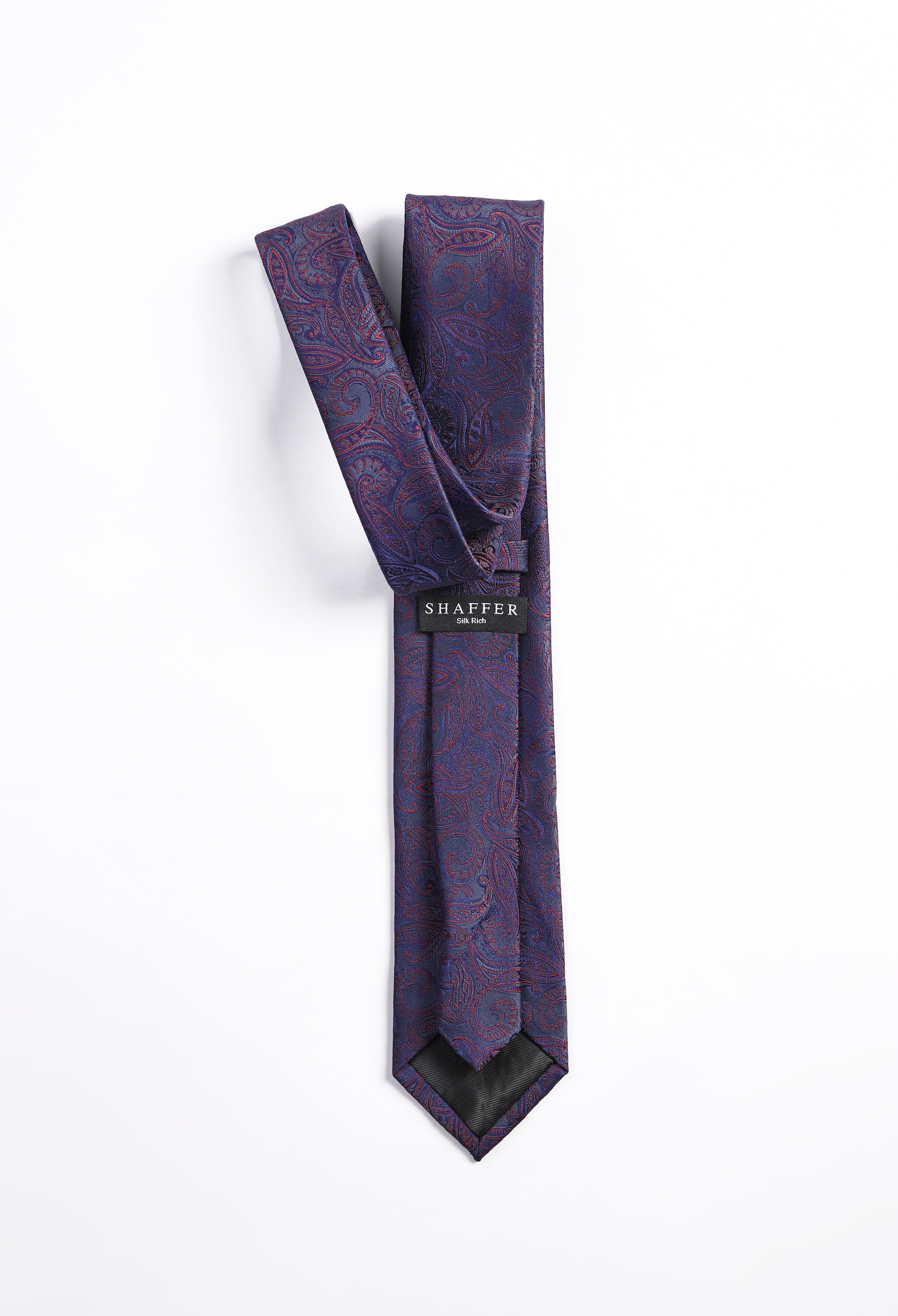 Egyptian Blue Paisley Tie