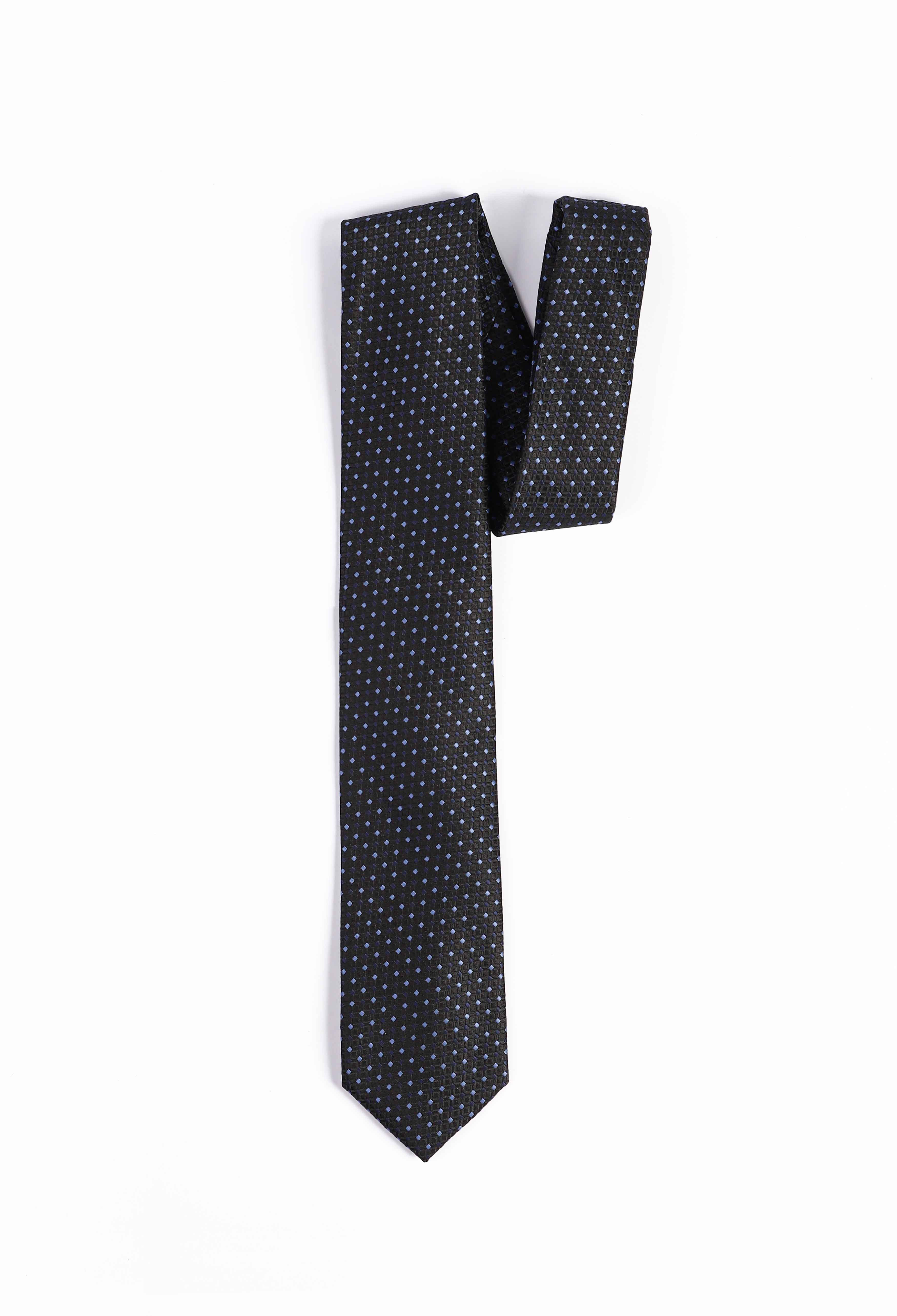 Navy Met Blue Pin Dot Tie