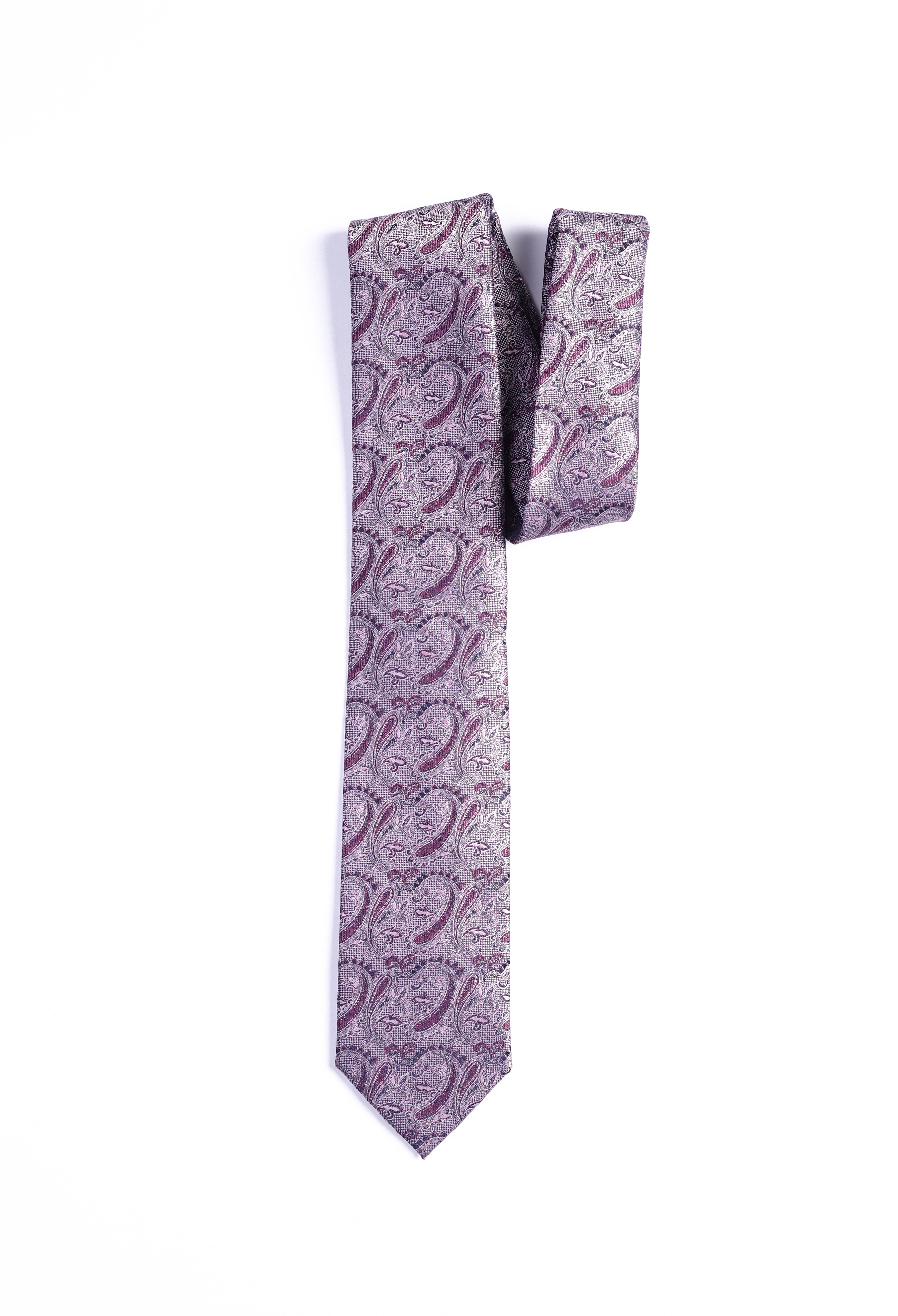 Lavender Purple Paisley Tie