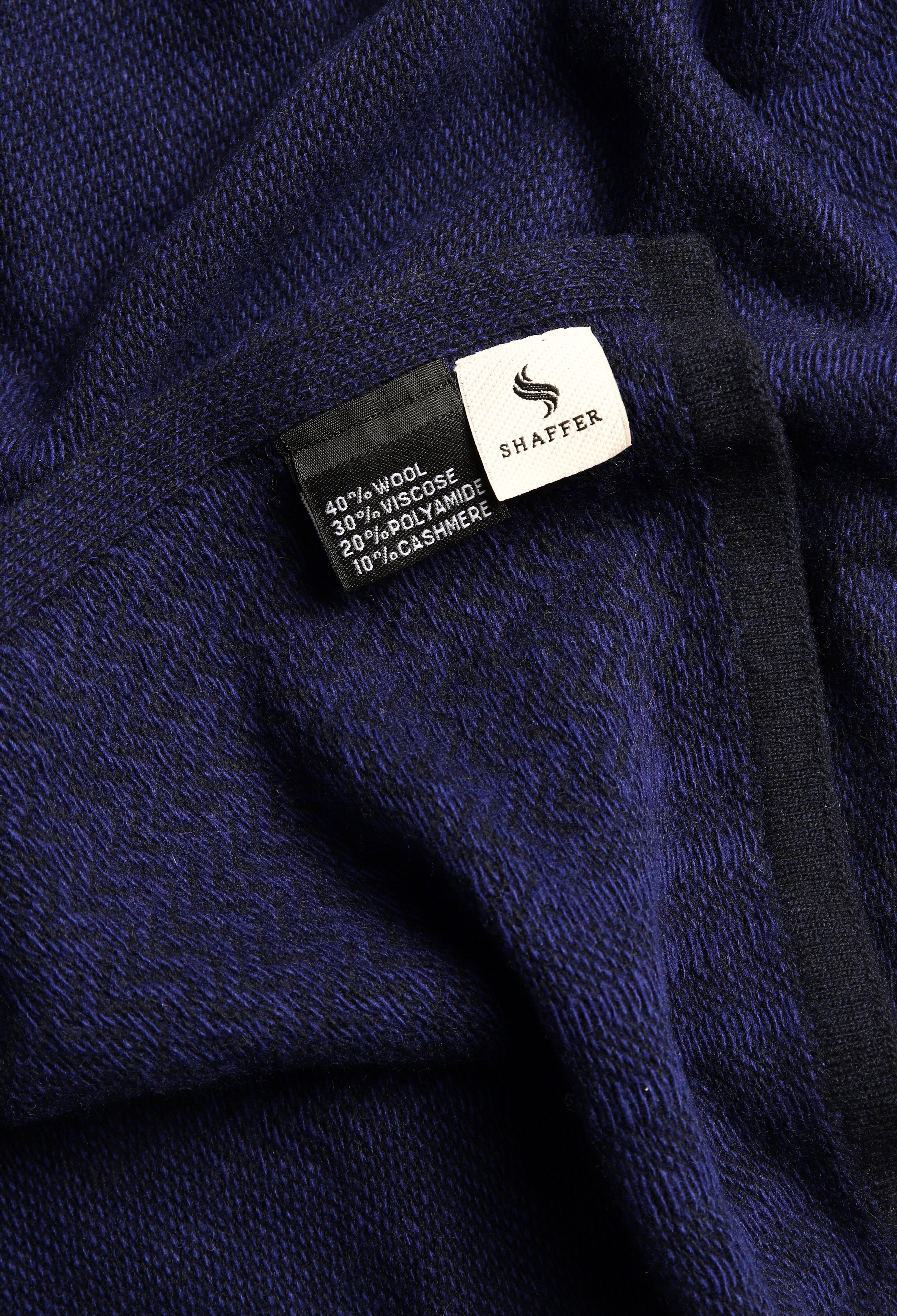 Navy Plain Woolen Muffler