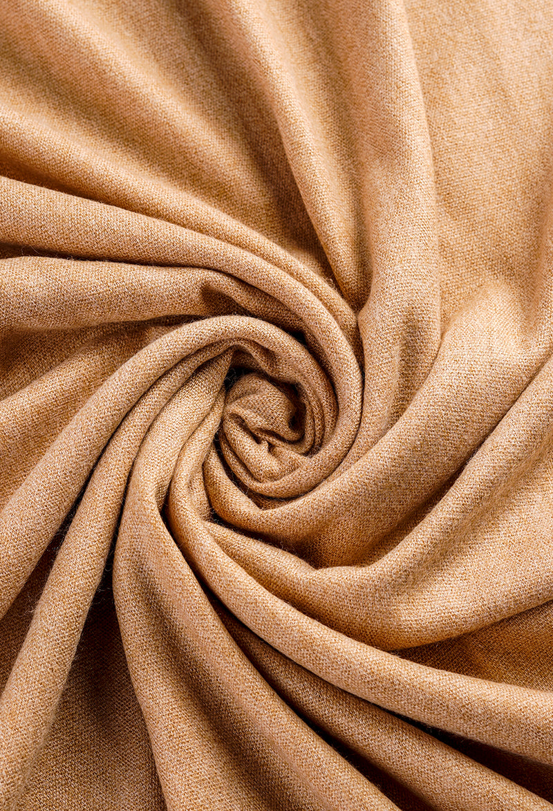 Camel Texture - Men's Cashmere Shawl