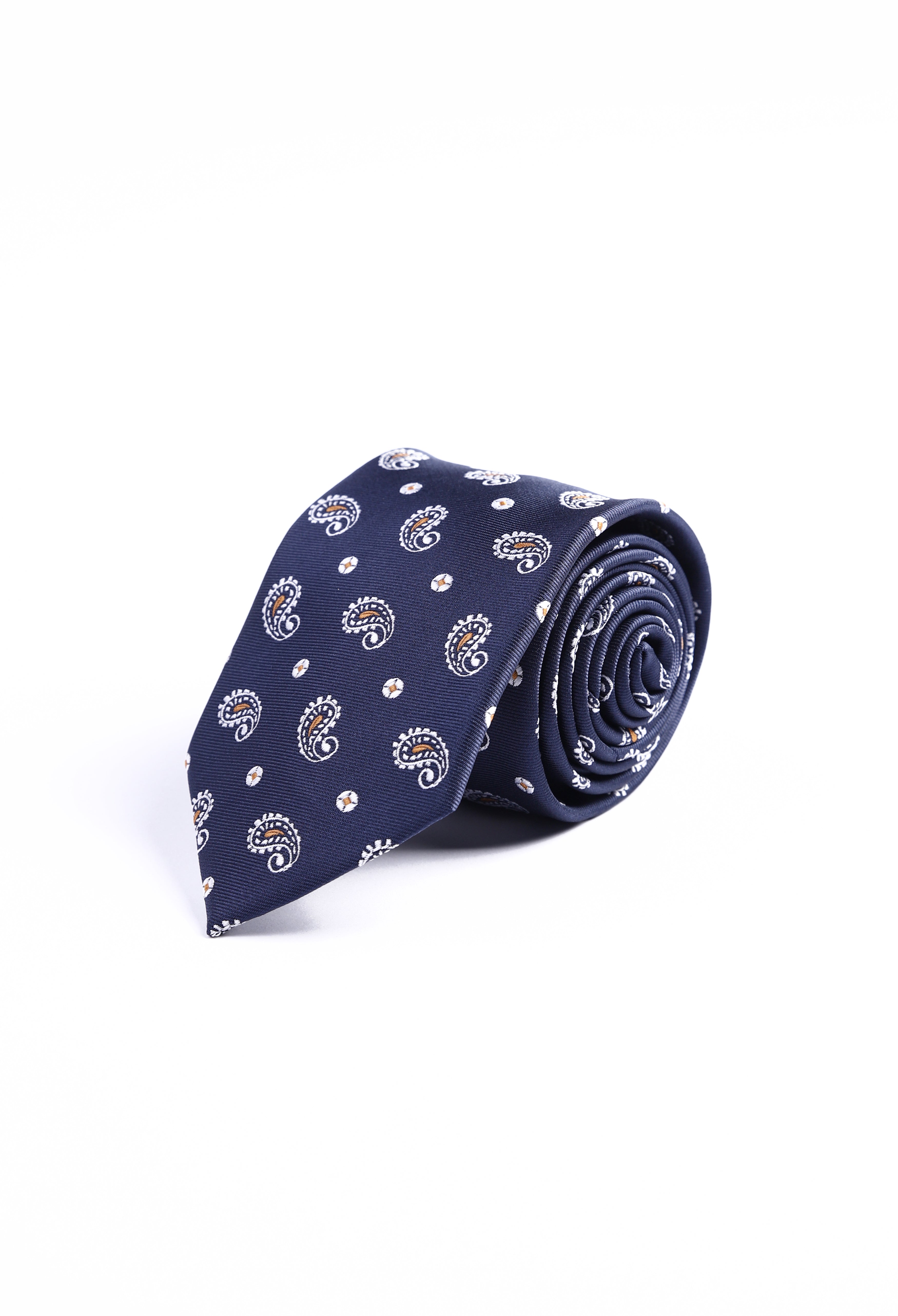 Denim Blue Paisley Tie