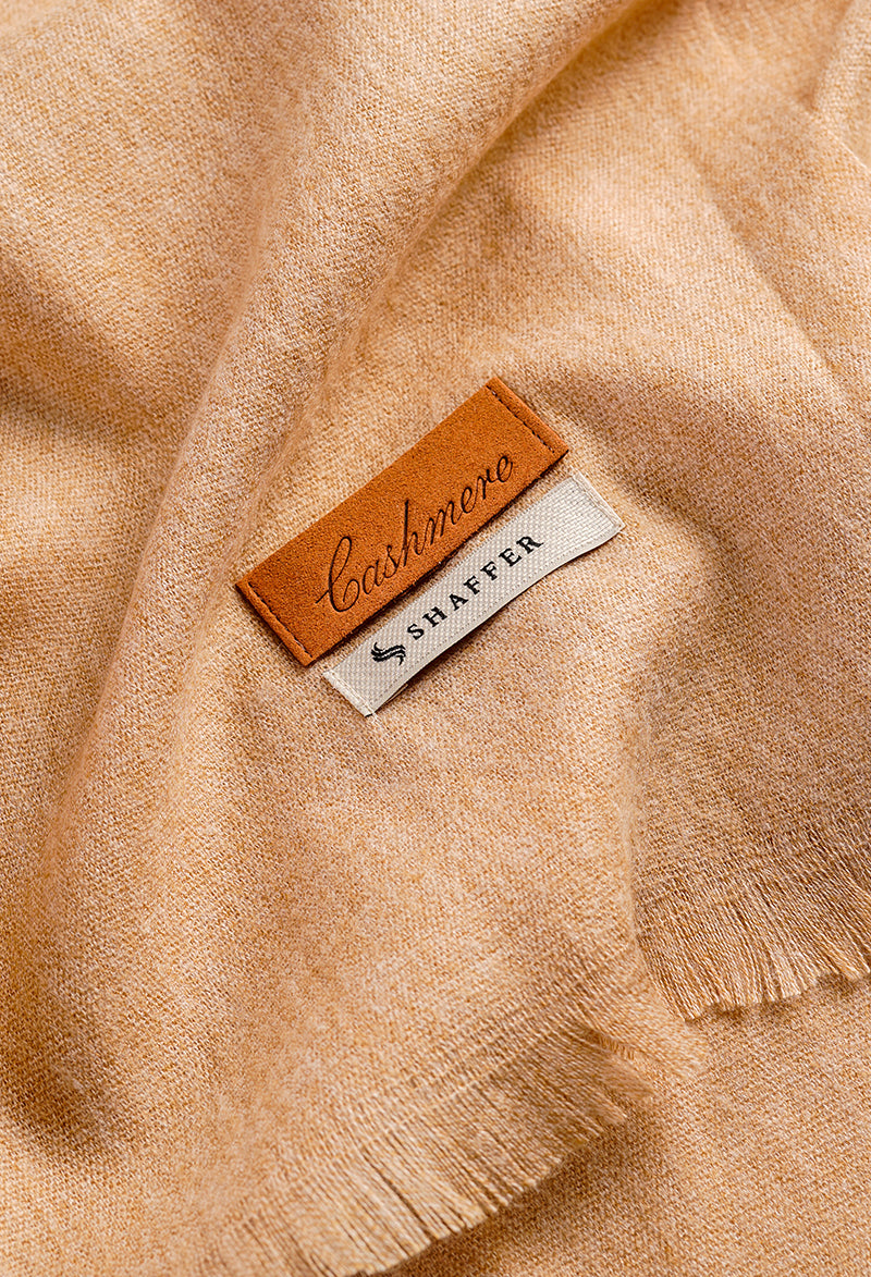 Camel Texture - Men's Cashmere Shawl