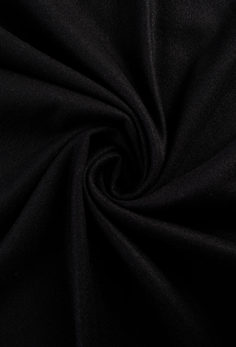 Raven Black Cashmere Stole