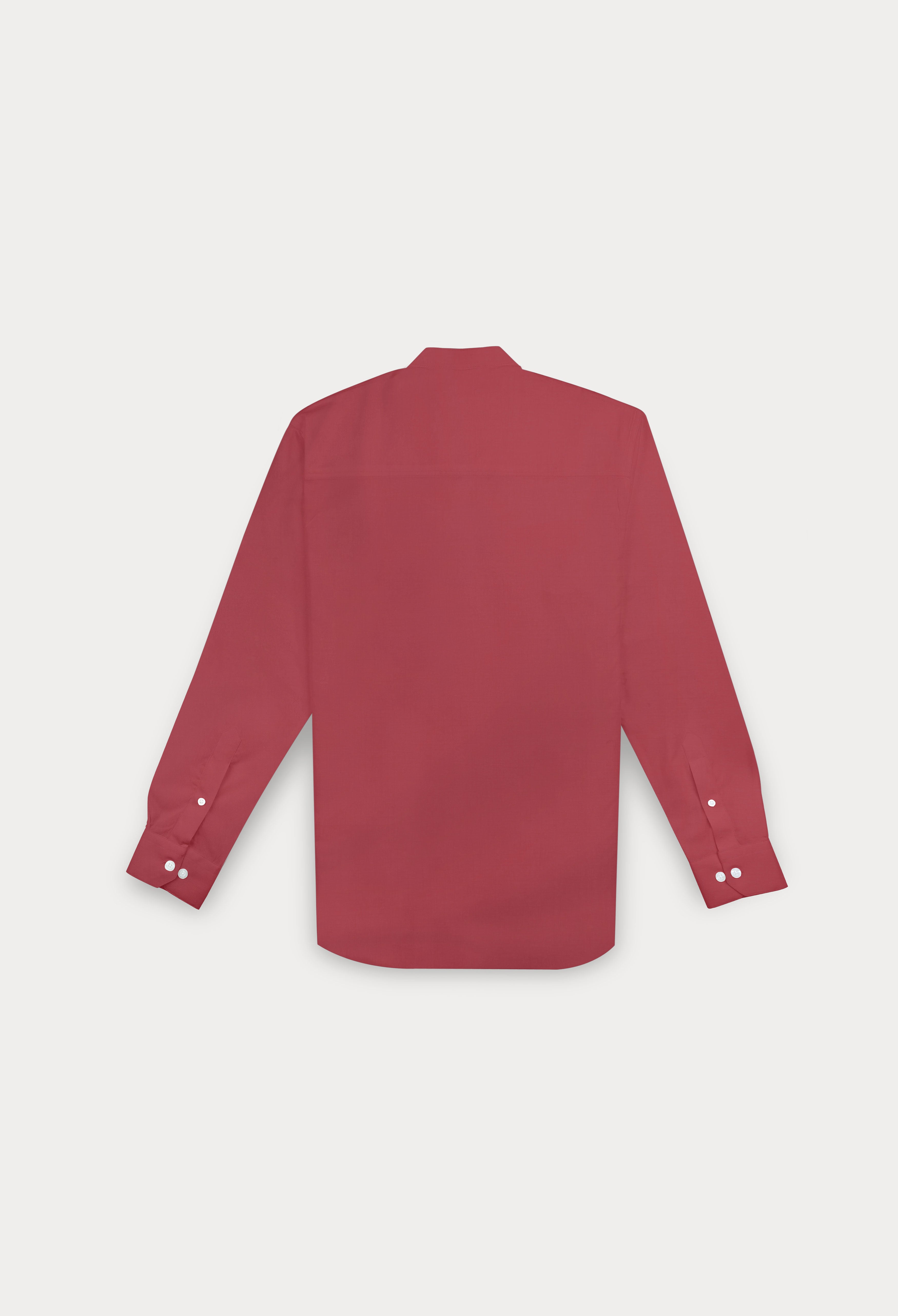 MAROON SEMI FORMAL SHIRT