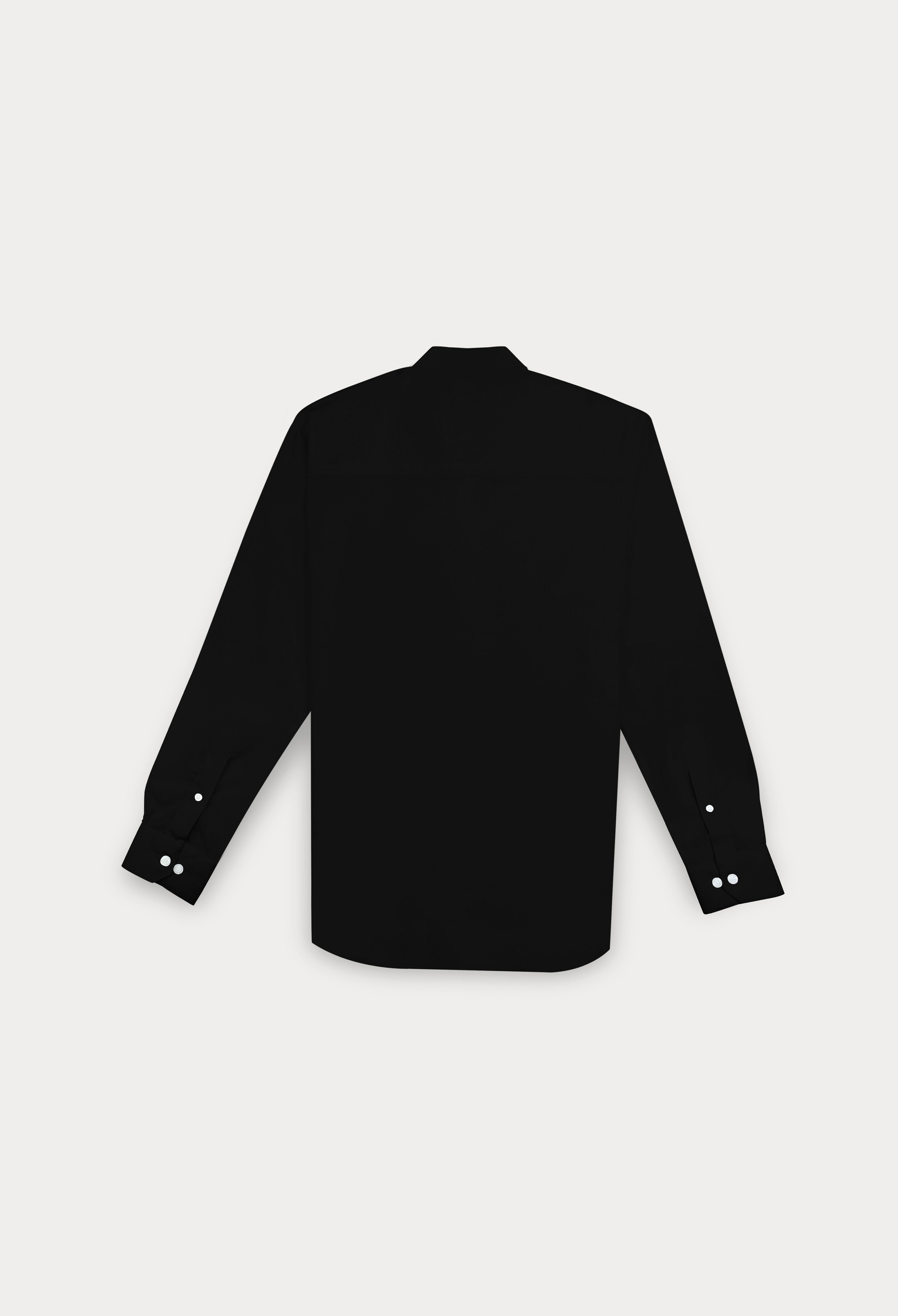 BLACK SEMI FORMAL SHIRT