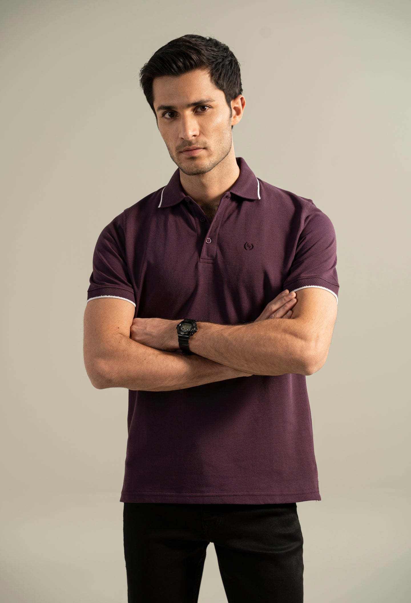 Wine Purple Polo