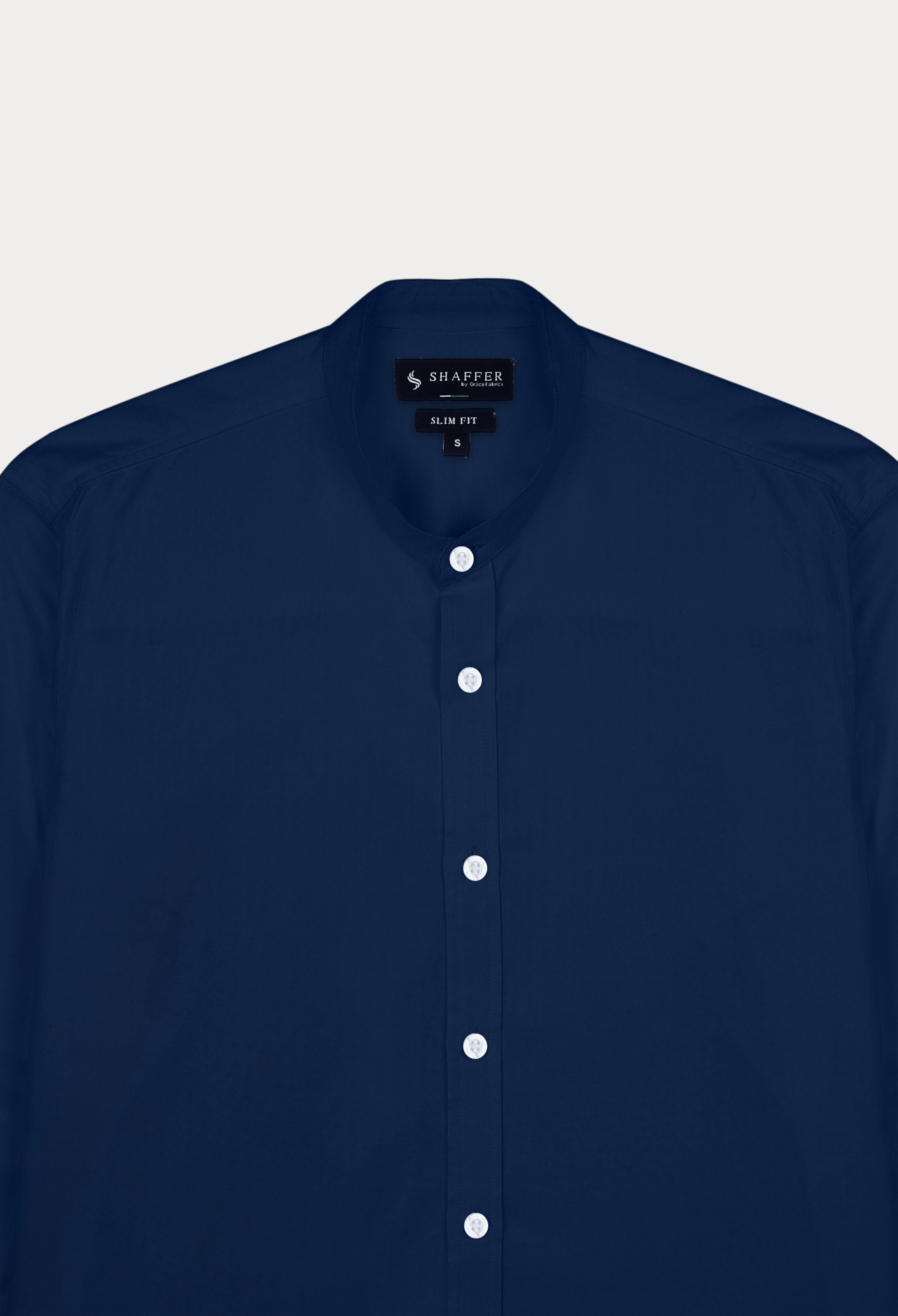 NAVY SEMI FORMAL SHIRT