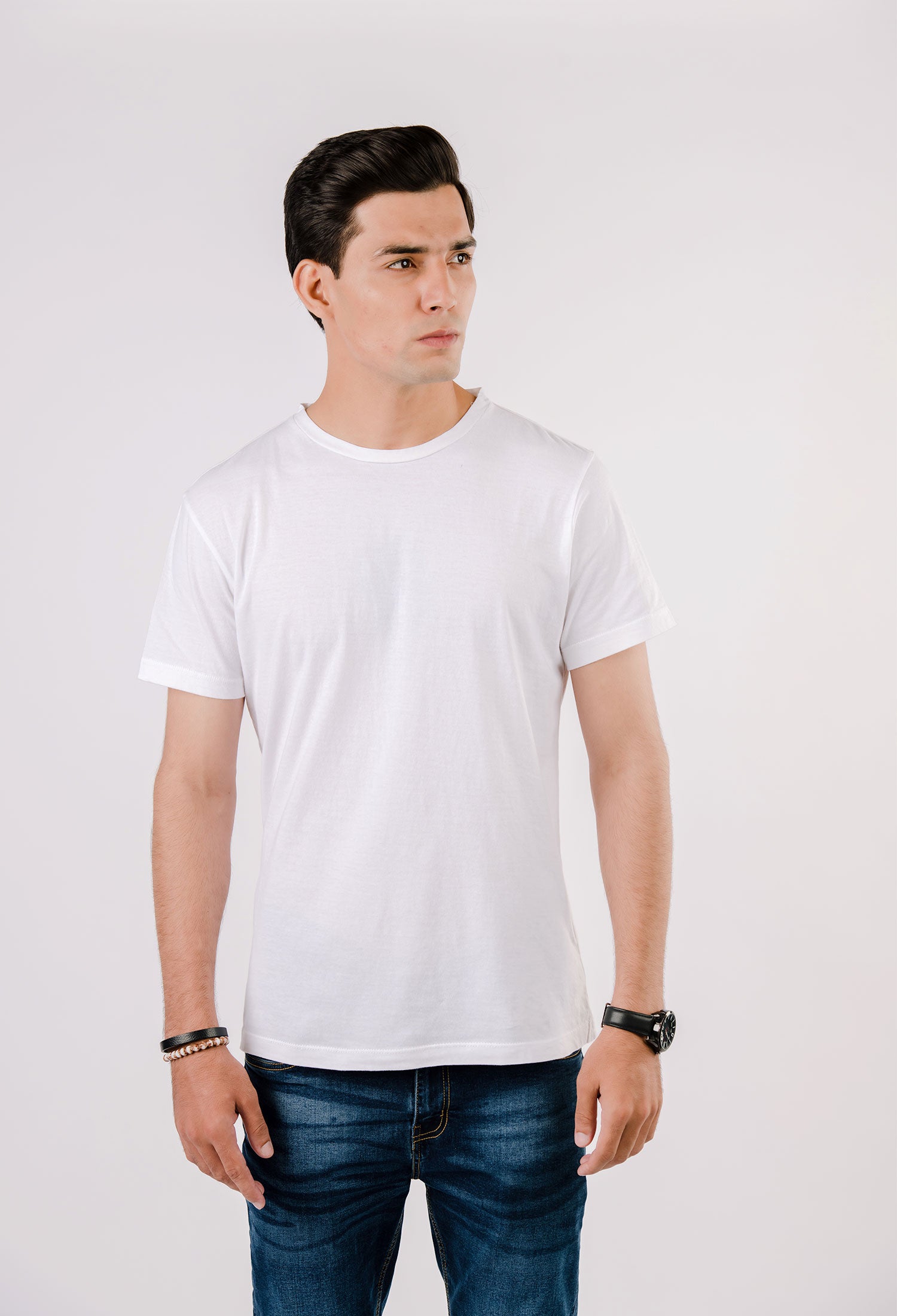 White Basic T-Shirt