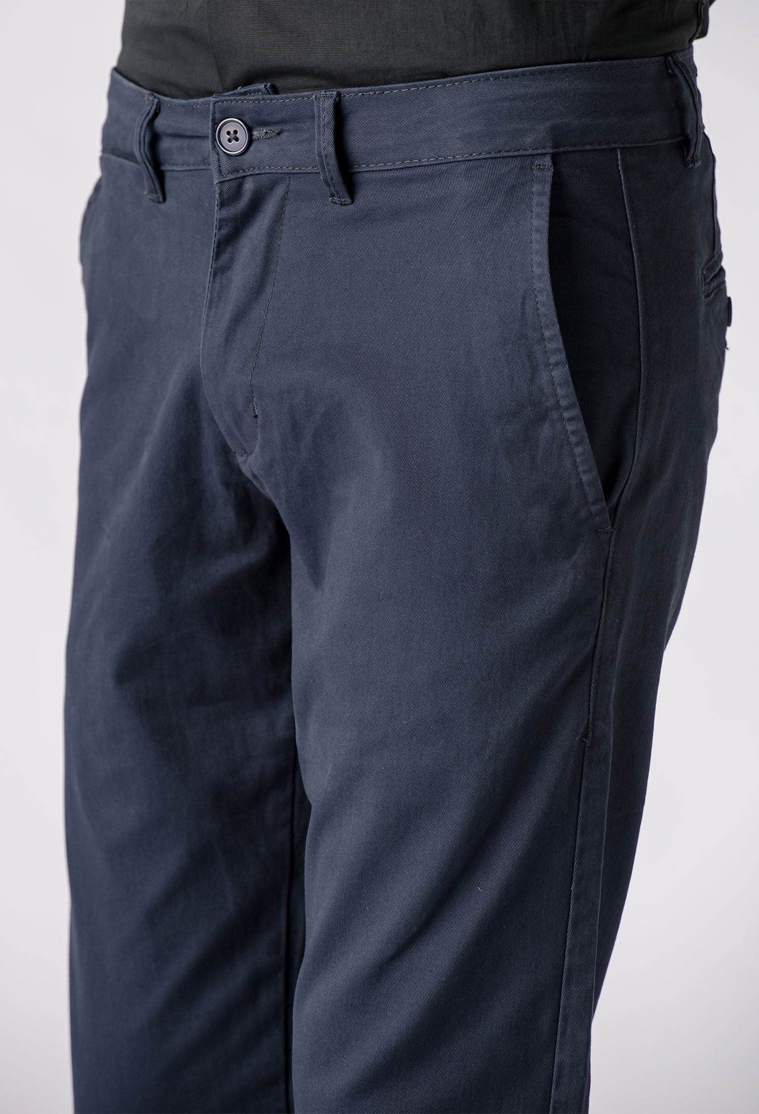 Navy Cotton Chino Pant