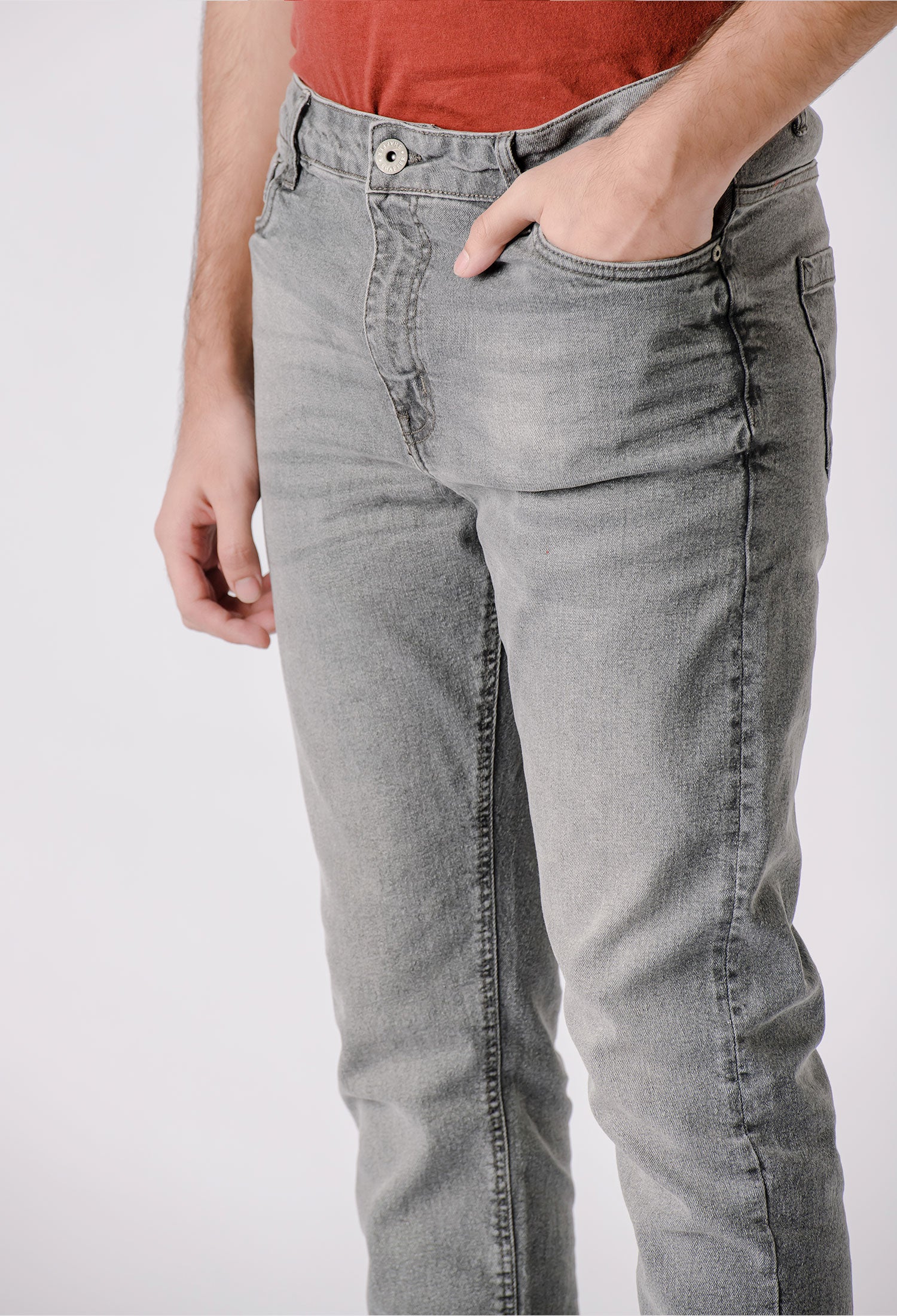 Grey Denim Jeans