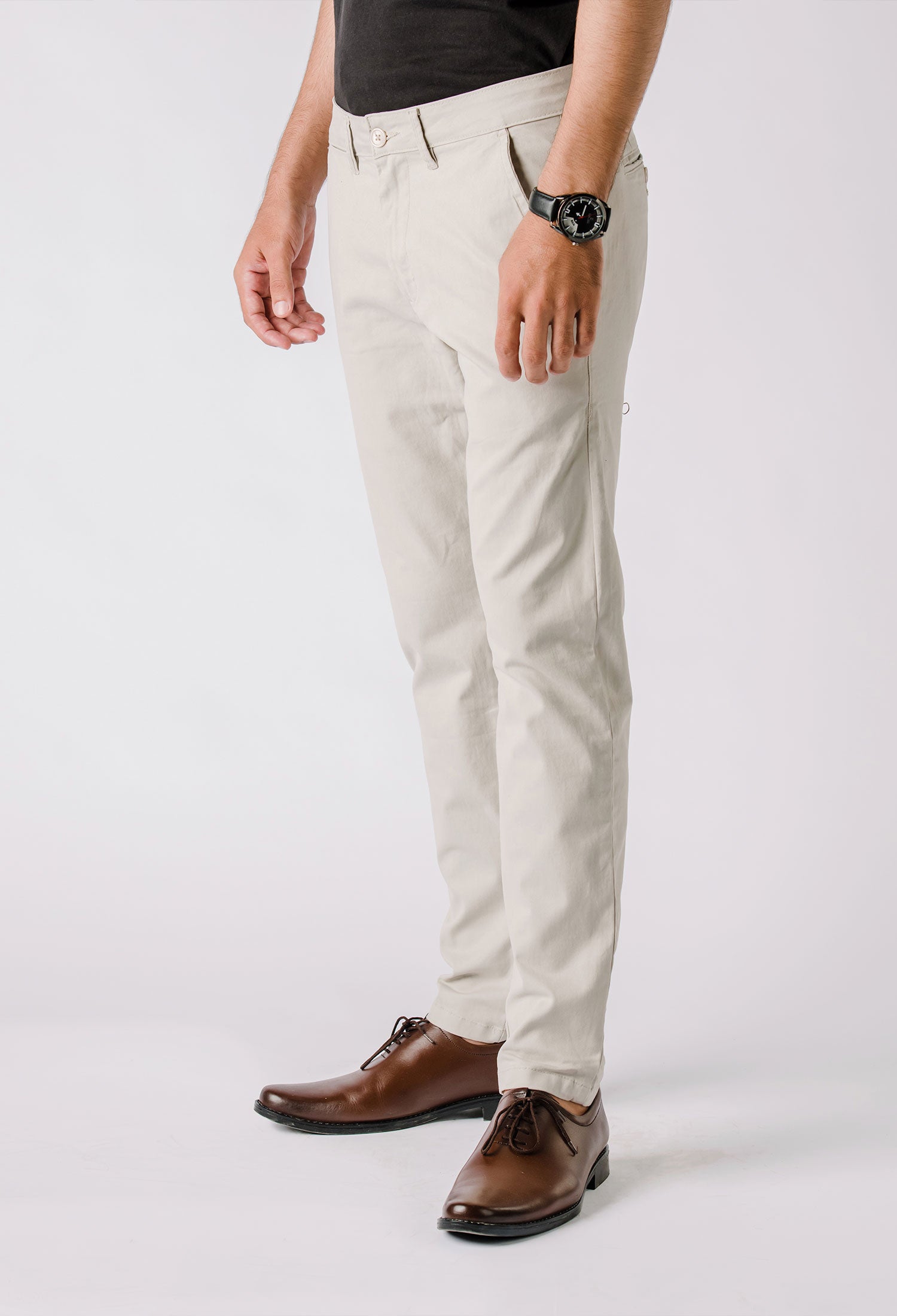 Stone Cotton Chino Pant