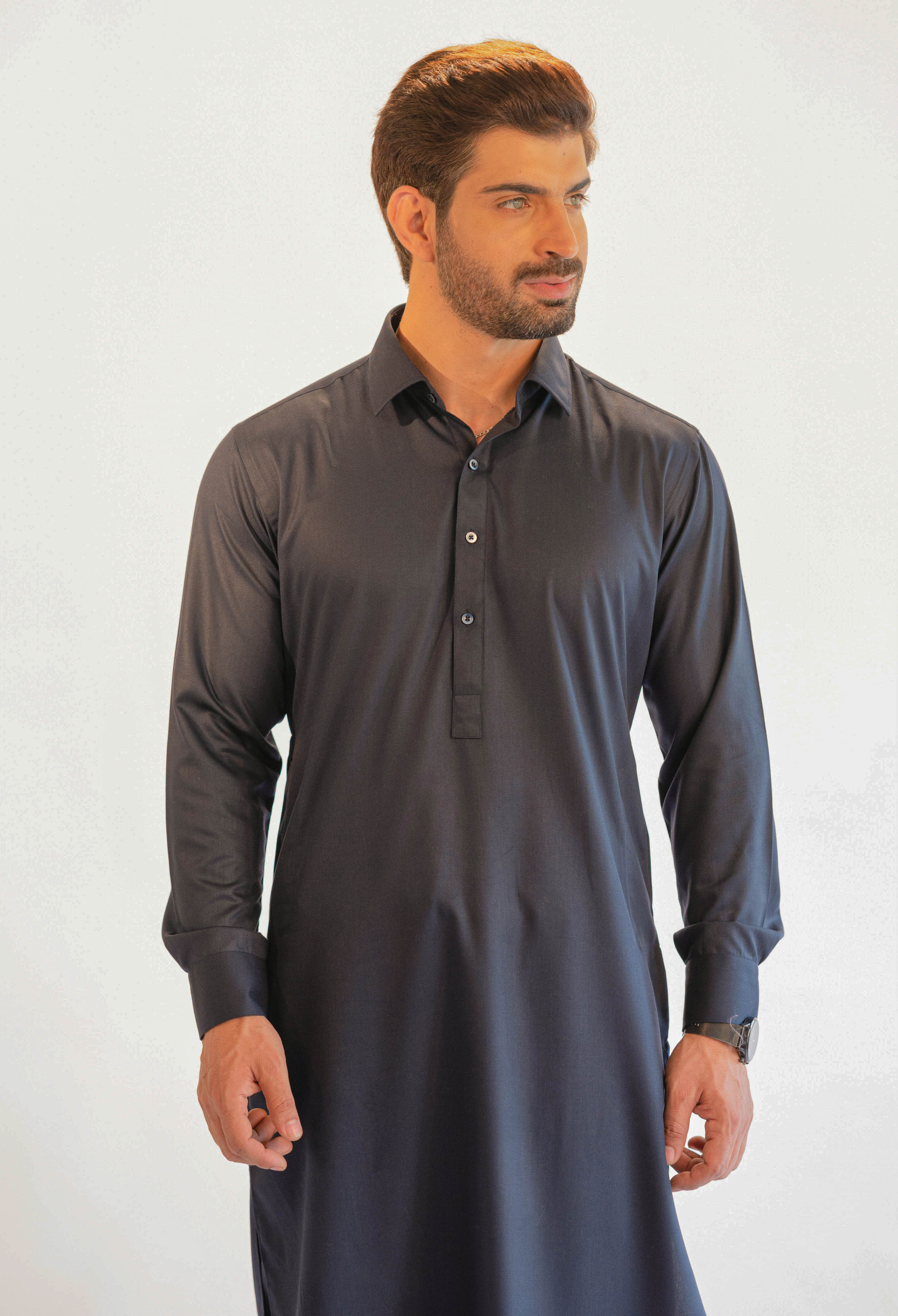 DELFT BLUE PLAIN KAMEEZ SHALWAR