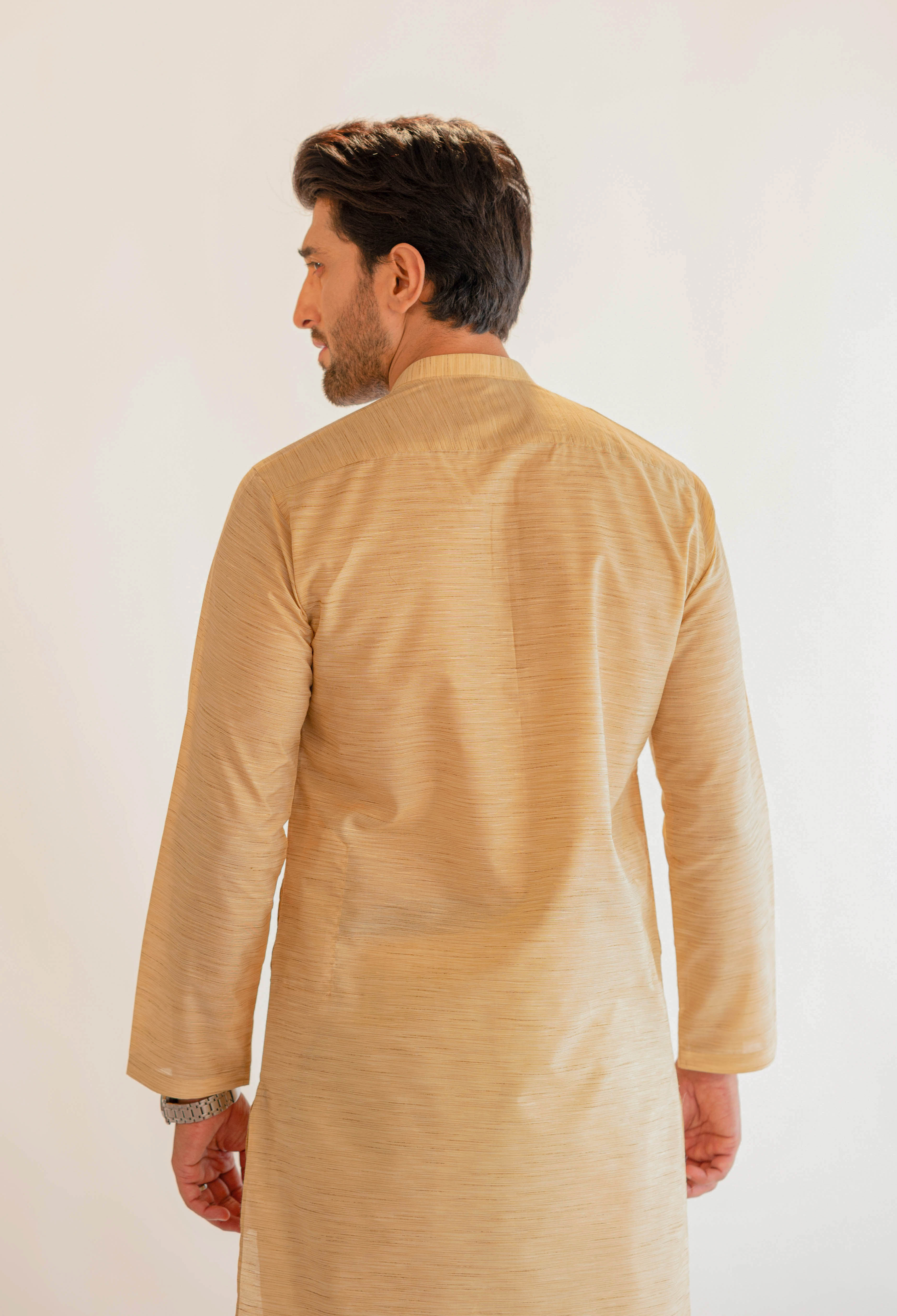 Lira Silk-Blender Golden kurta