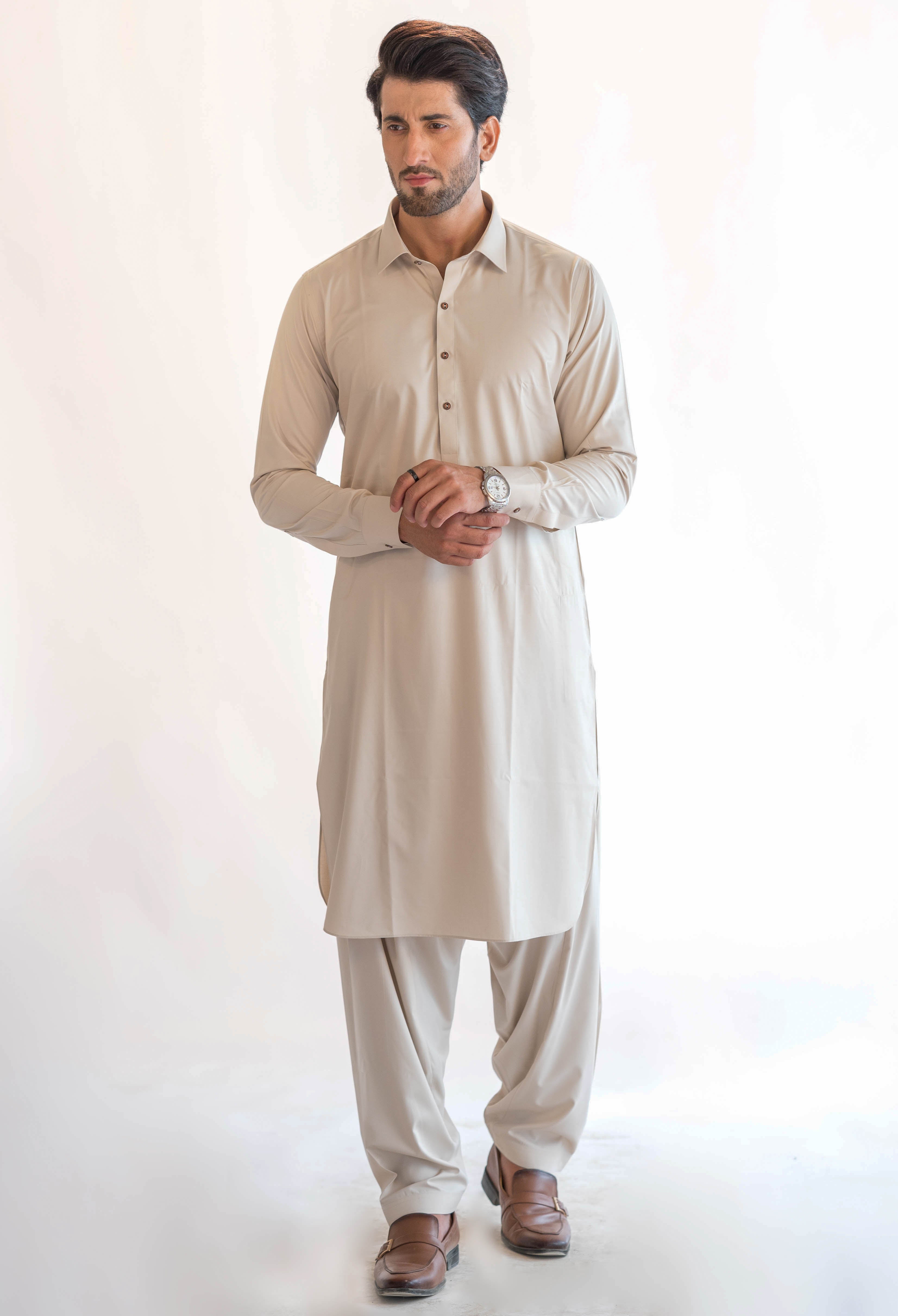 Swiss Coffee Plain Kameez Shalwar