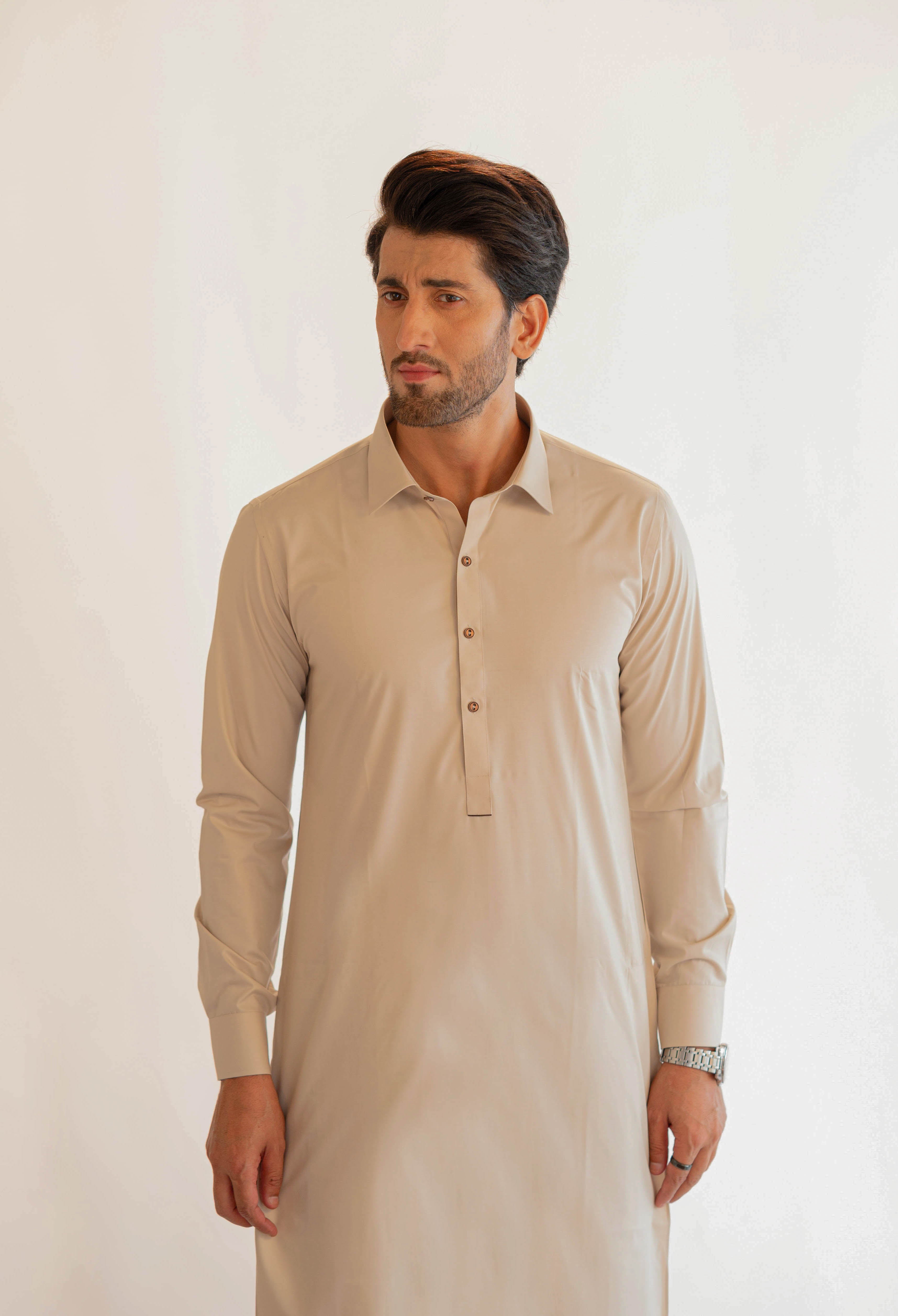 Swiss Coffee Plain Kameez Shalwar