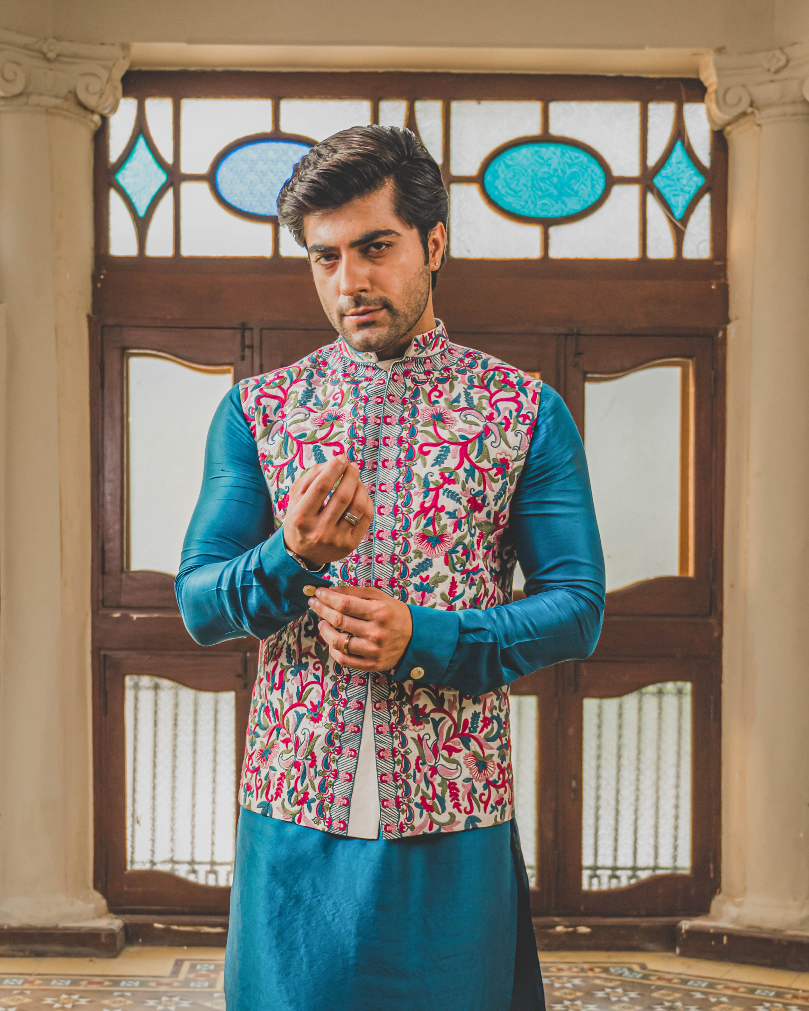 Nature Meets Precision Waistcoat