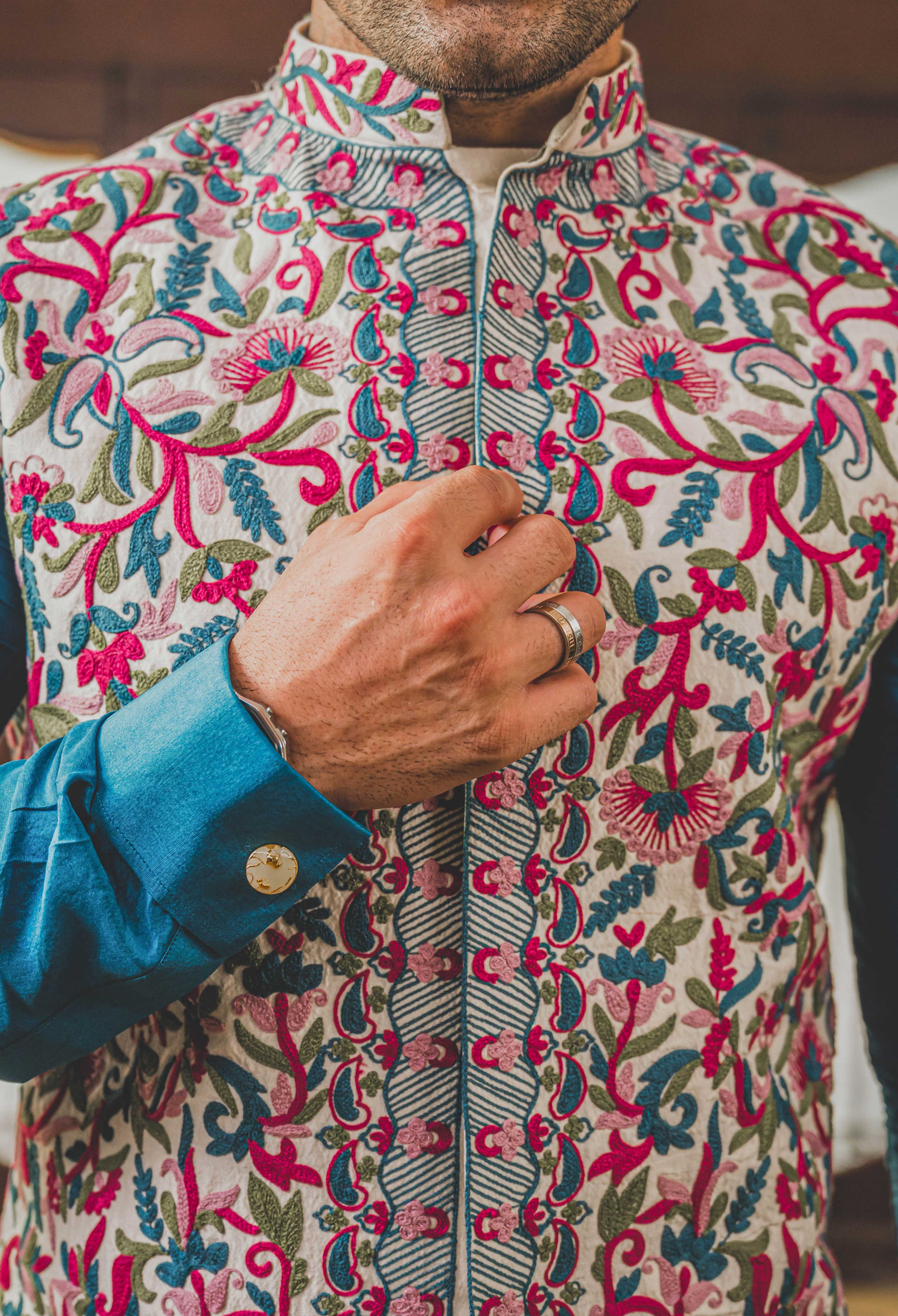 Nature Meets Precision Waistcoat