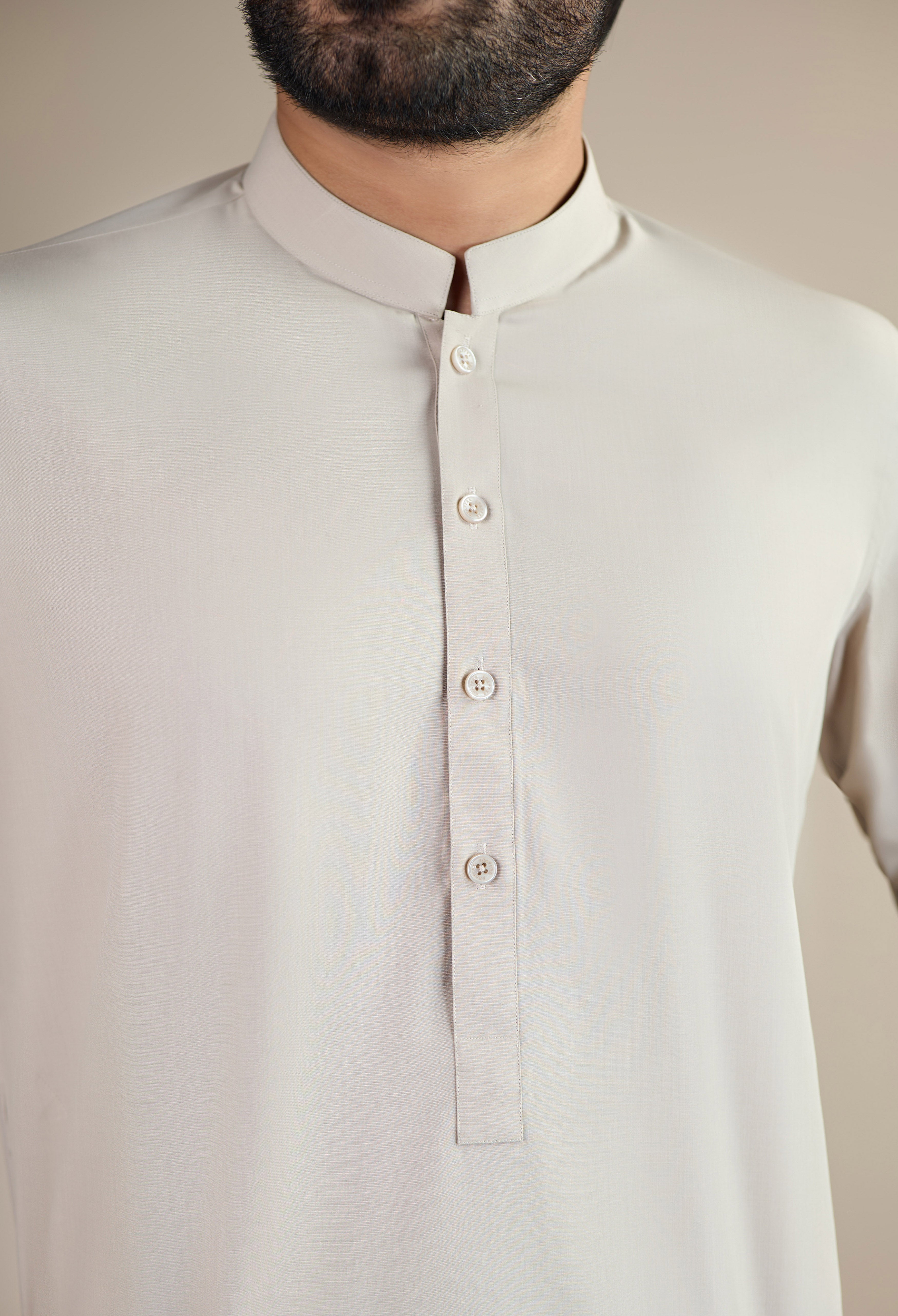 Clay Brown Blended Kameez Shalwar