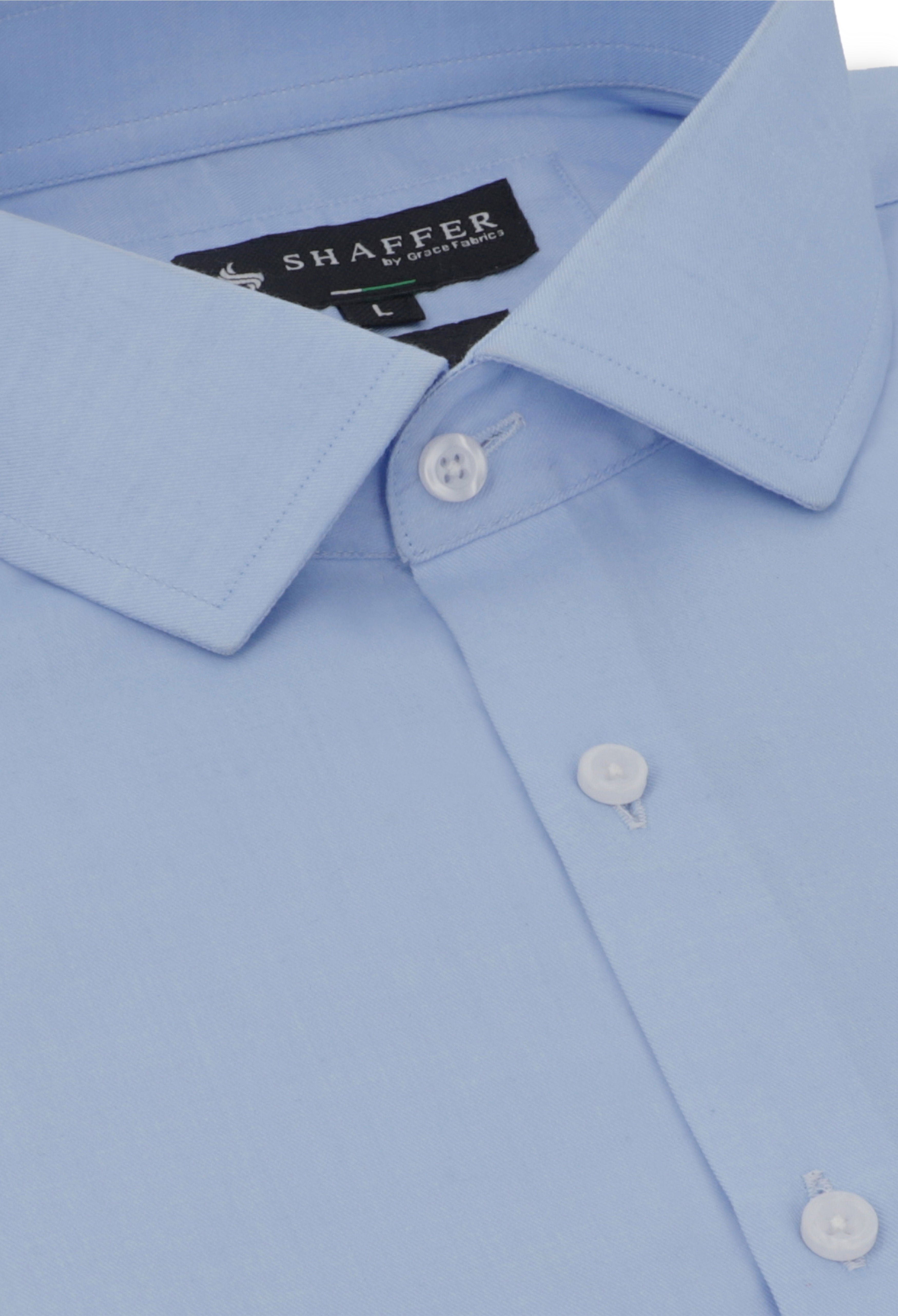 Sky Blue Slim Fit Formal Shirt