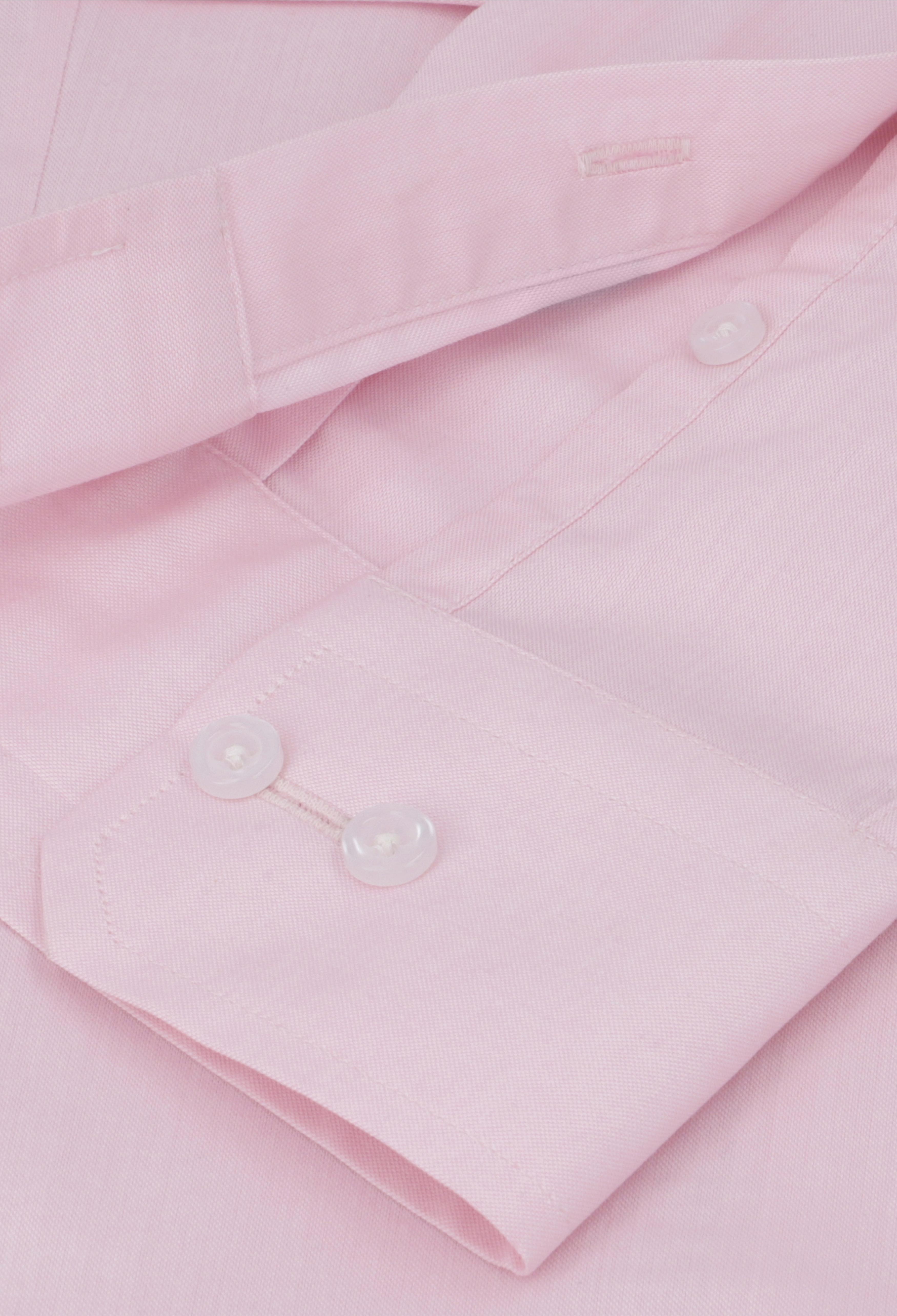 Pink Plain Slim Fit Shirt