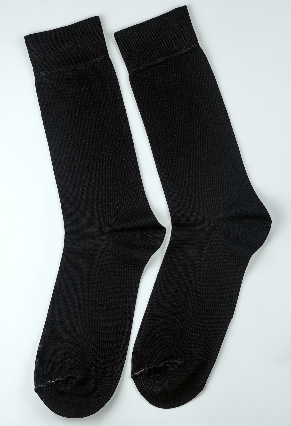Bark Brown Plain Mercerized Socks