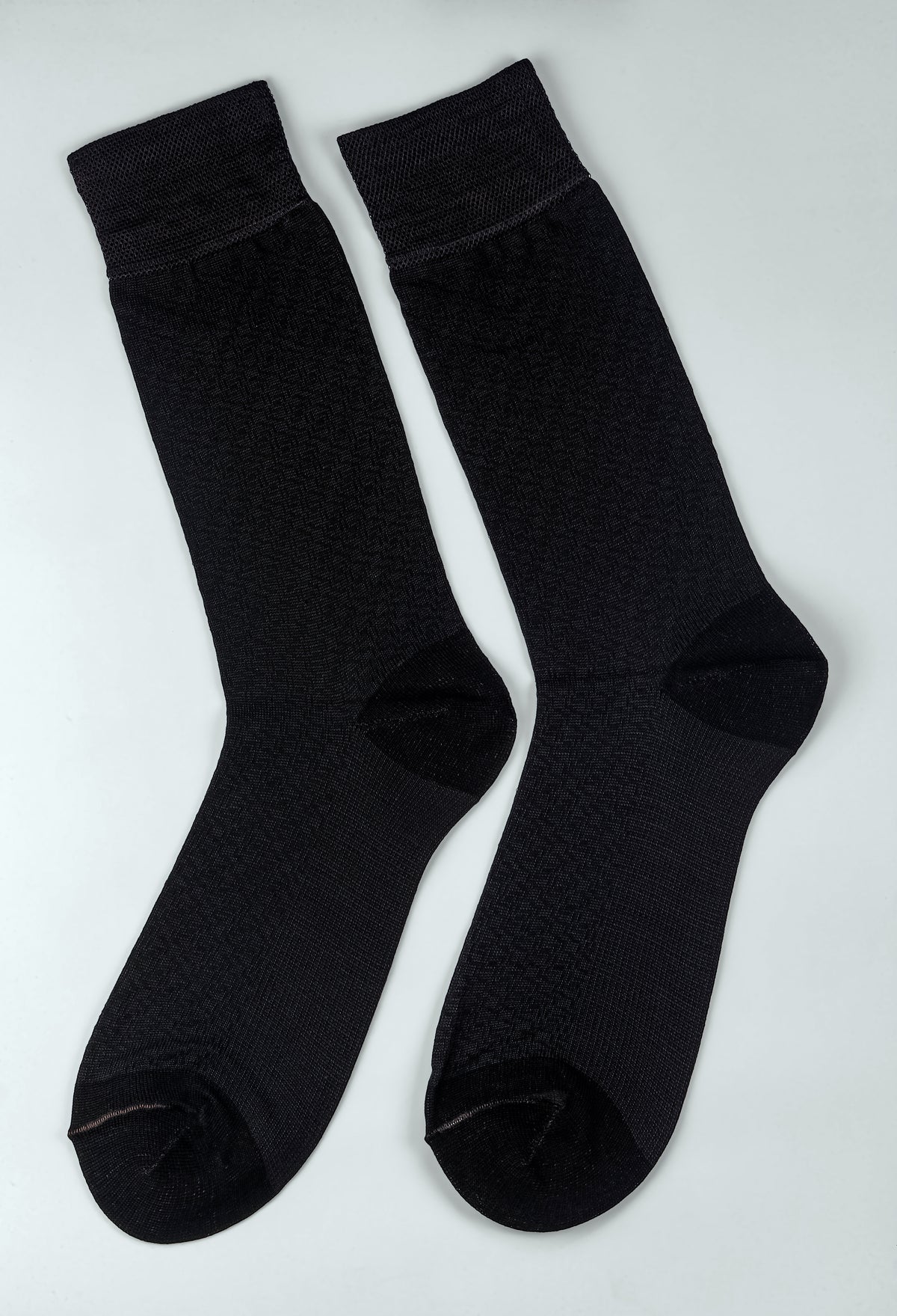 Brunette Brown Snake Weave Mercerized Socks