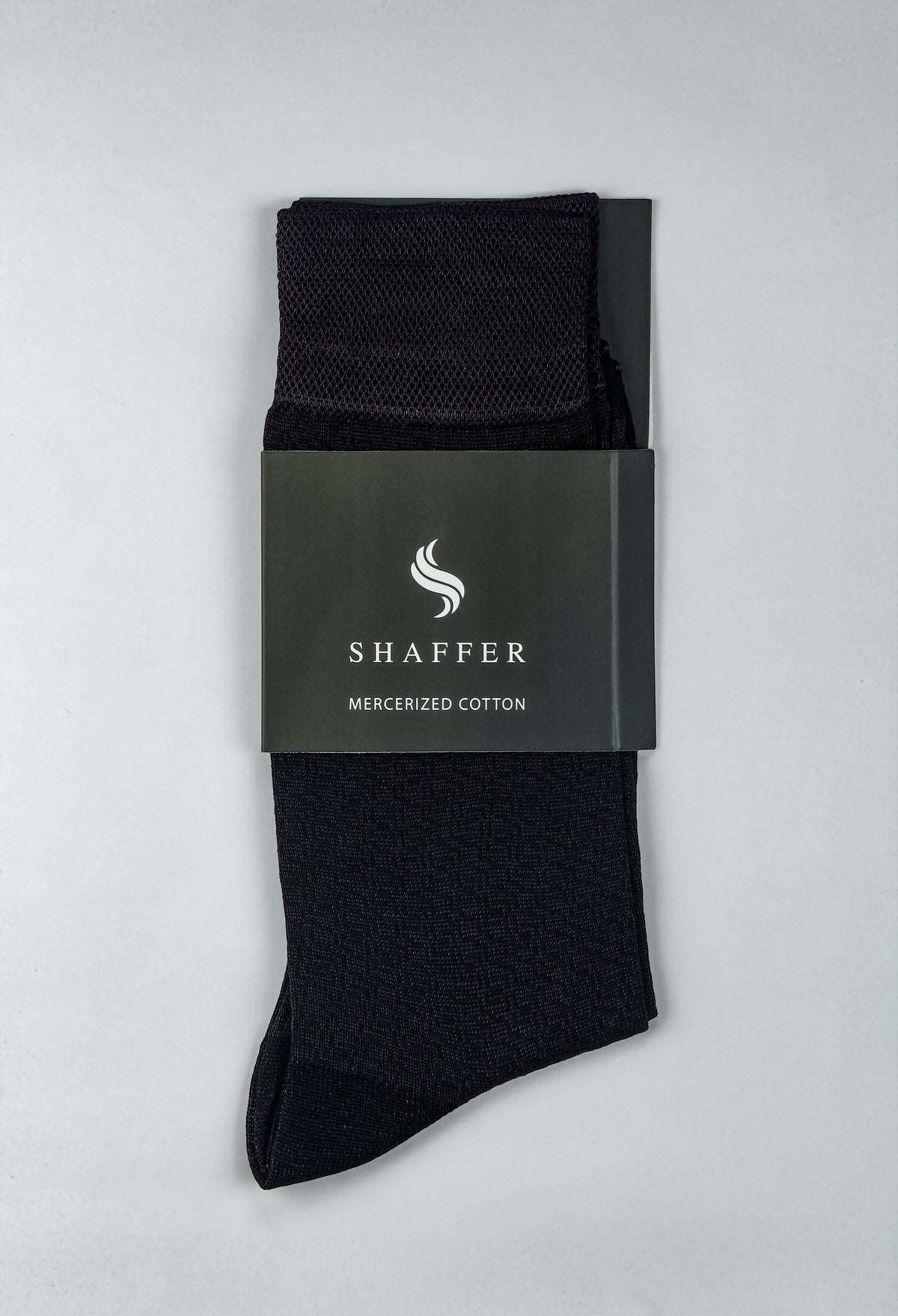 Brunette Brown Snake Weave Mercerized Socks