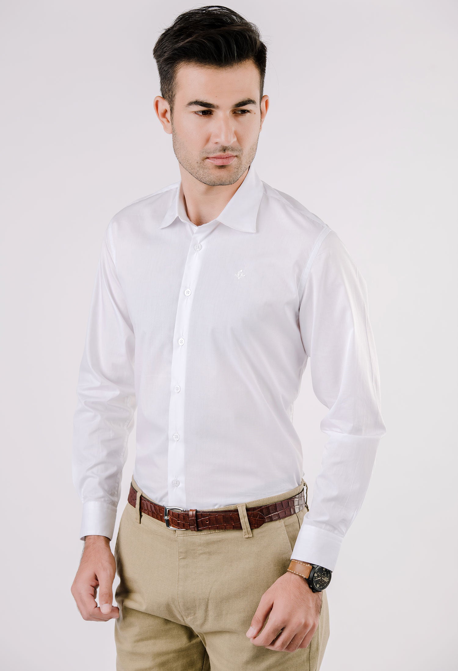 White Sportage Cotton Shirt