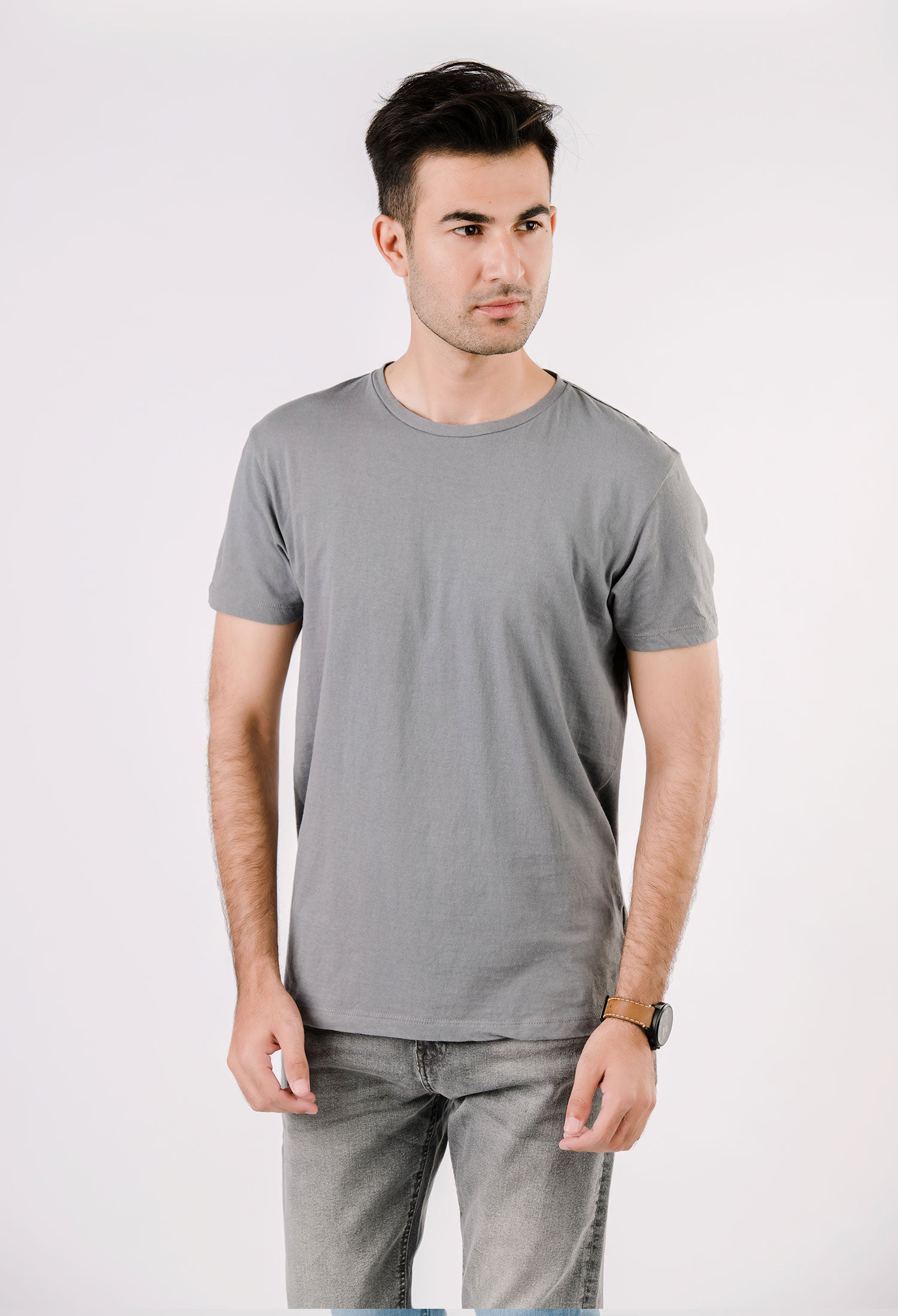 Grey Basic T-Shirt