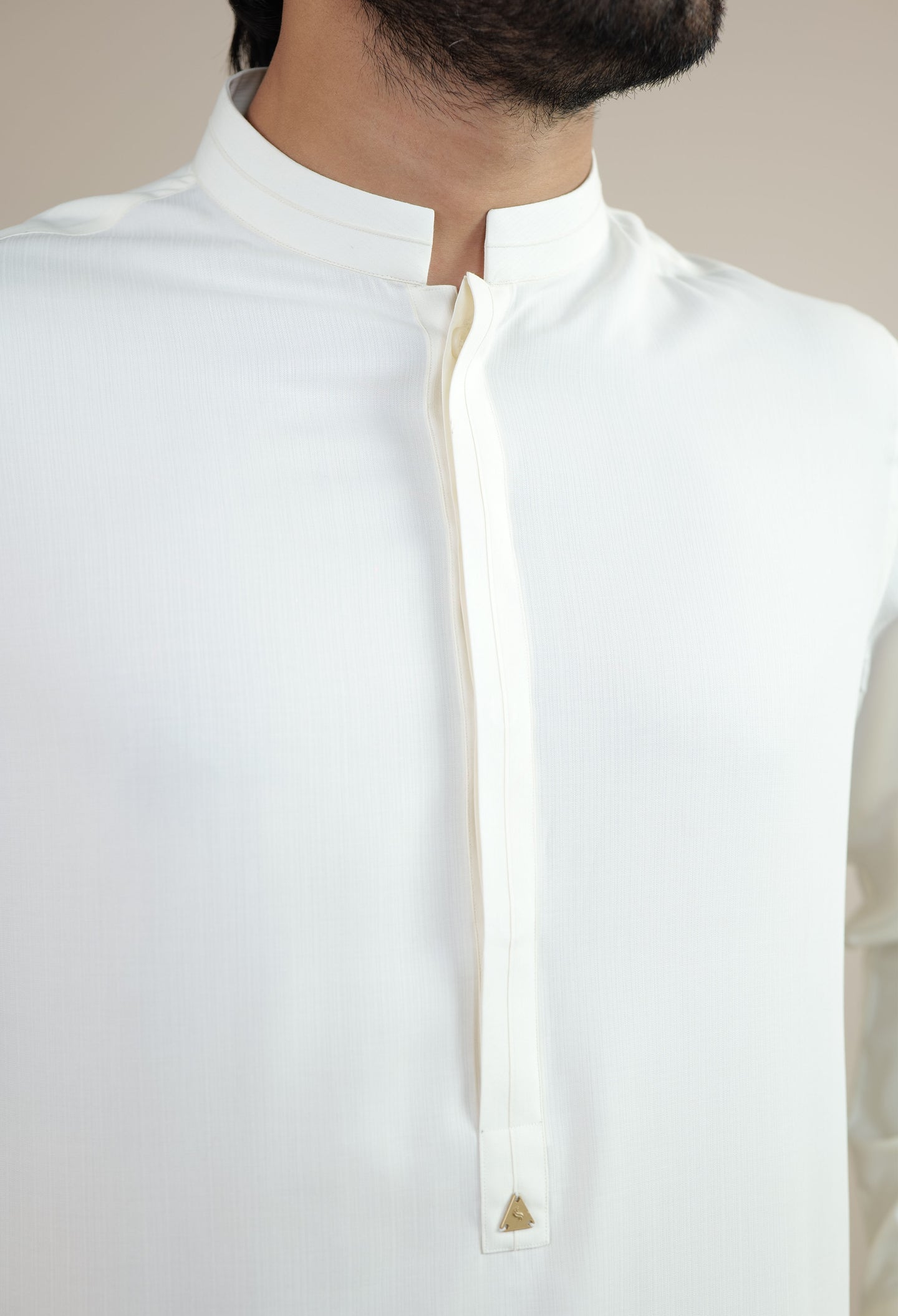 Butter White Blended Kurta Pajama