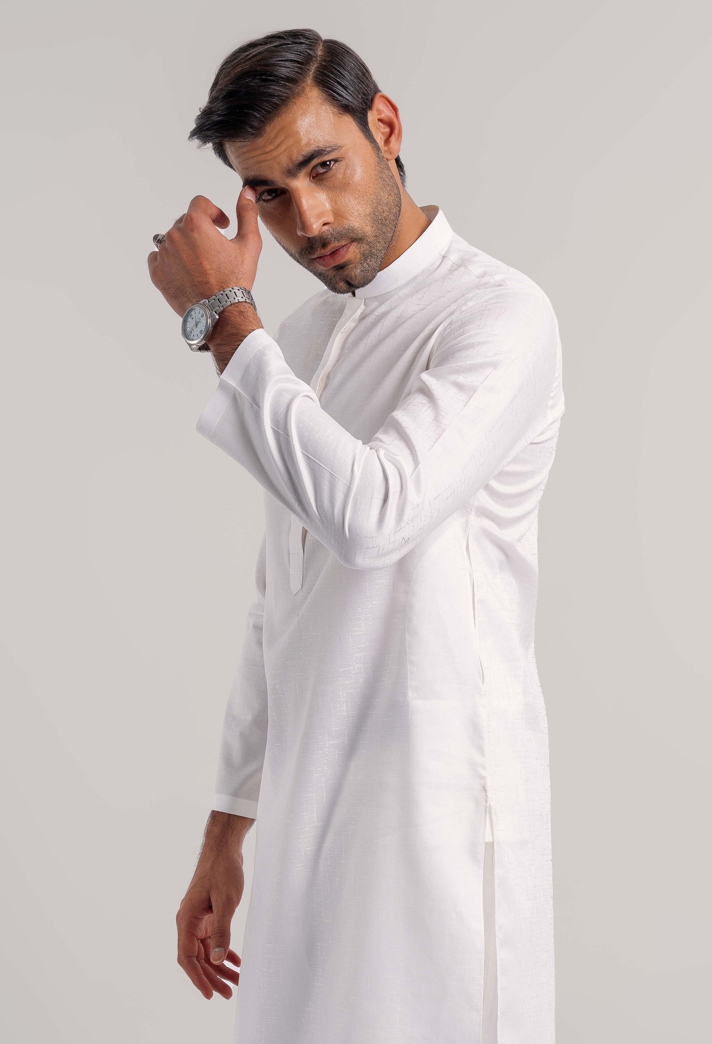 Off White cotton Kurta Pajama