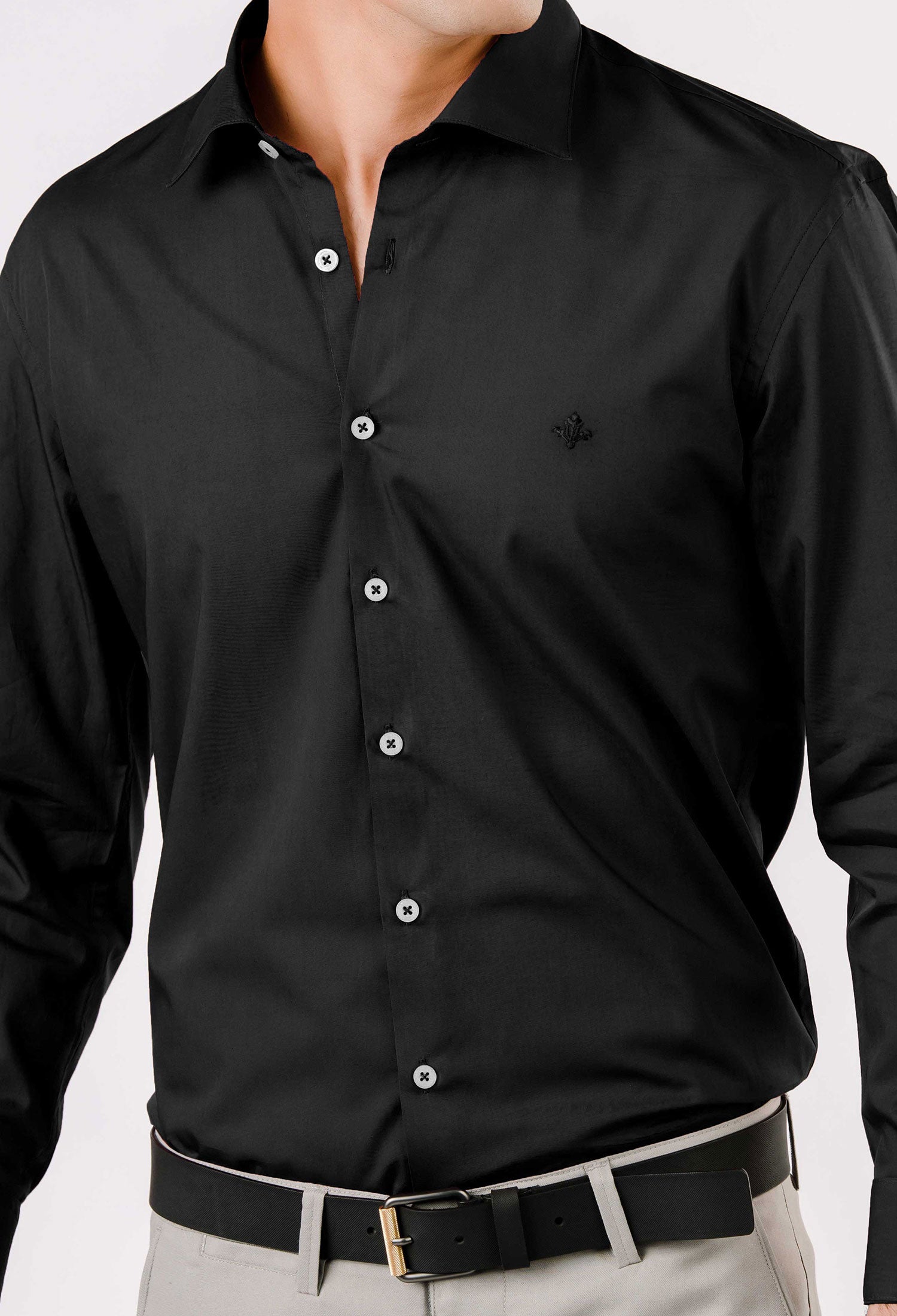 Black Sportage Cotton Shirt