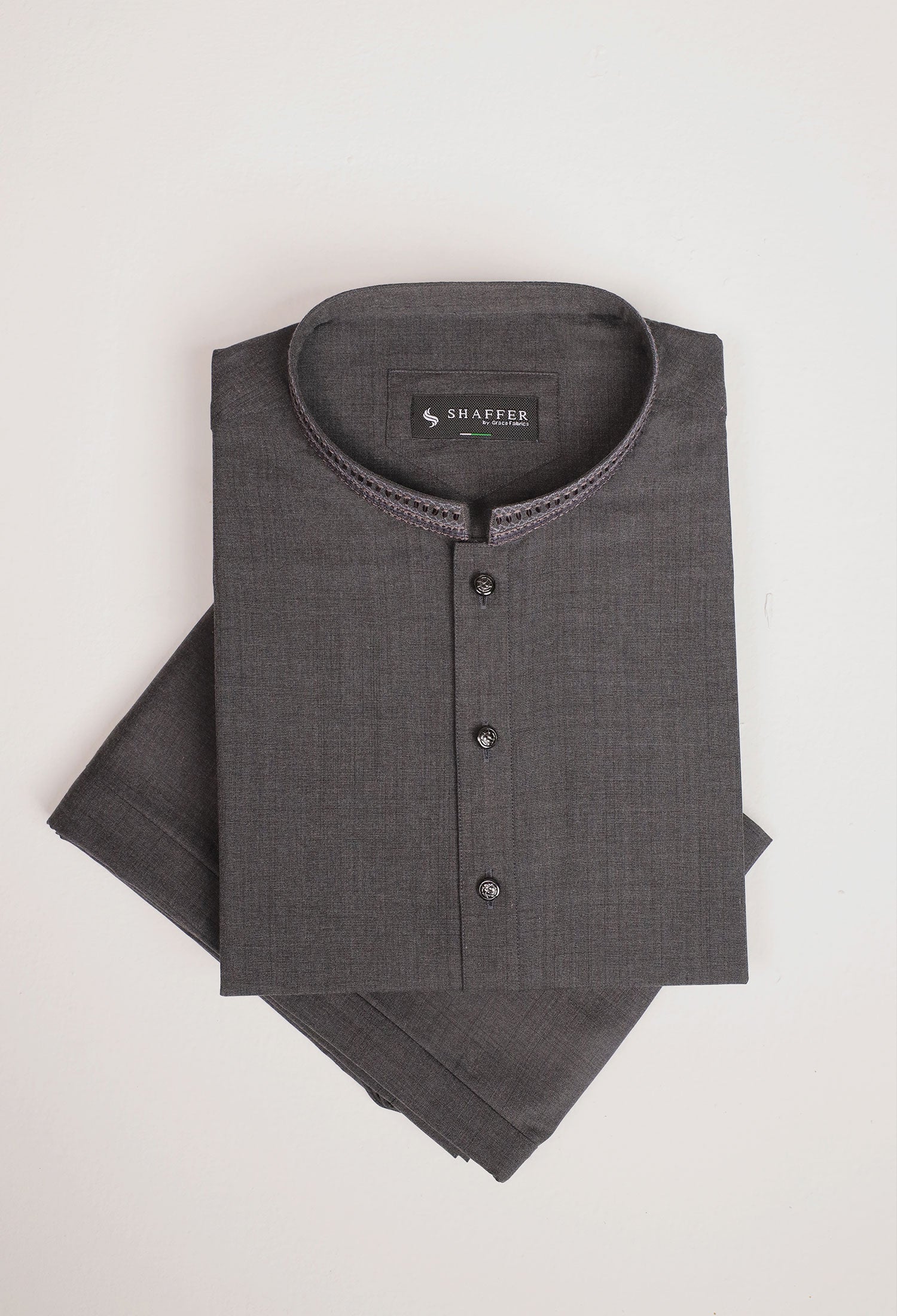 BARMATIC - CHARCOAL KAMEEZ SHALWAR