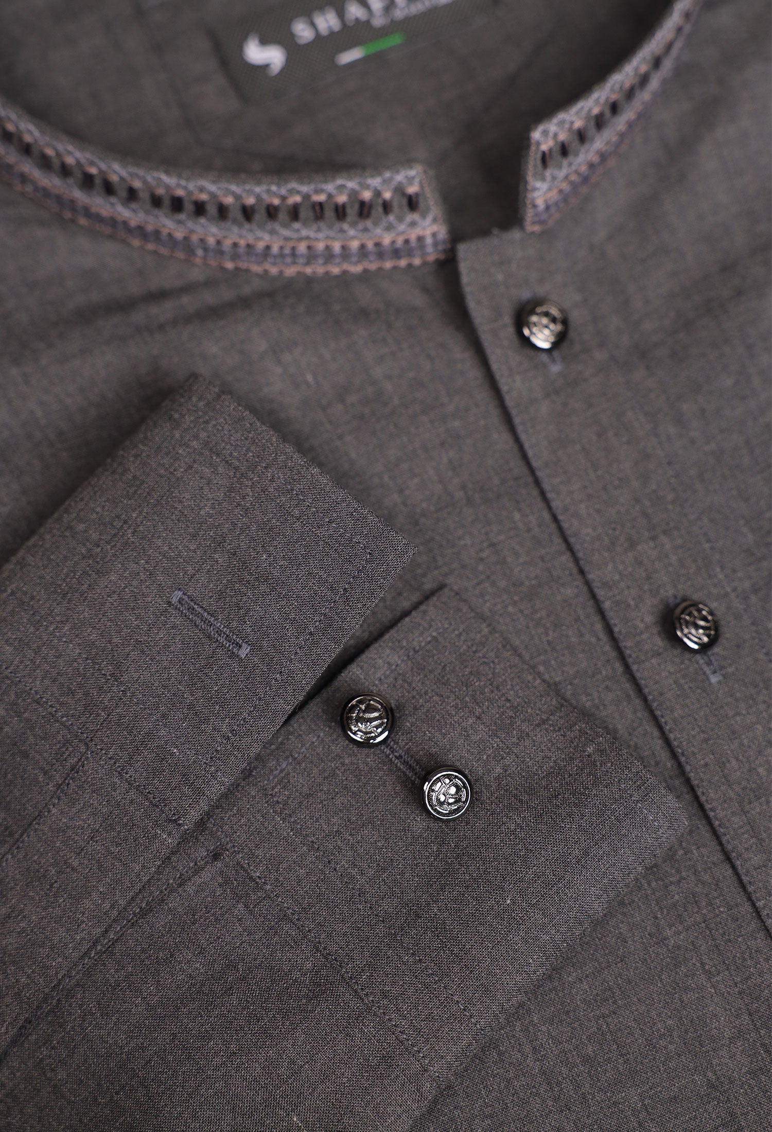 BARMATIC - CHARCOAL KAMEEZ SHALWAR