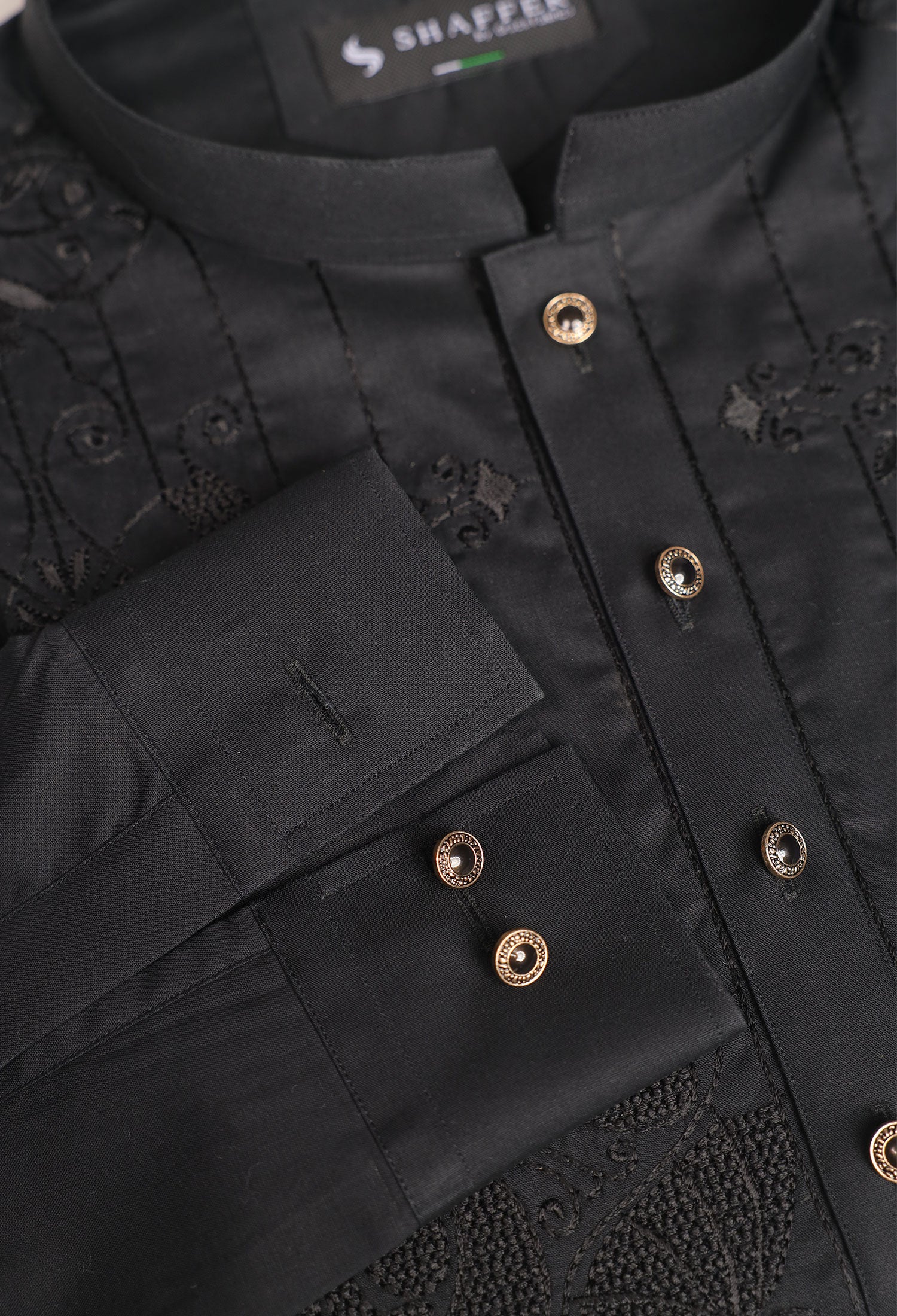 SOBER STYLE - BLACK KURTA PAJAMA