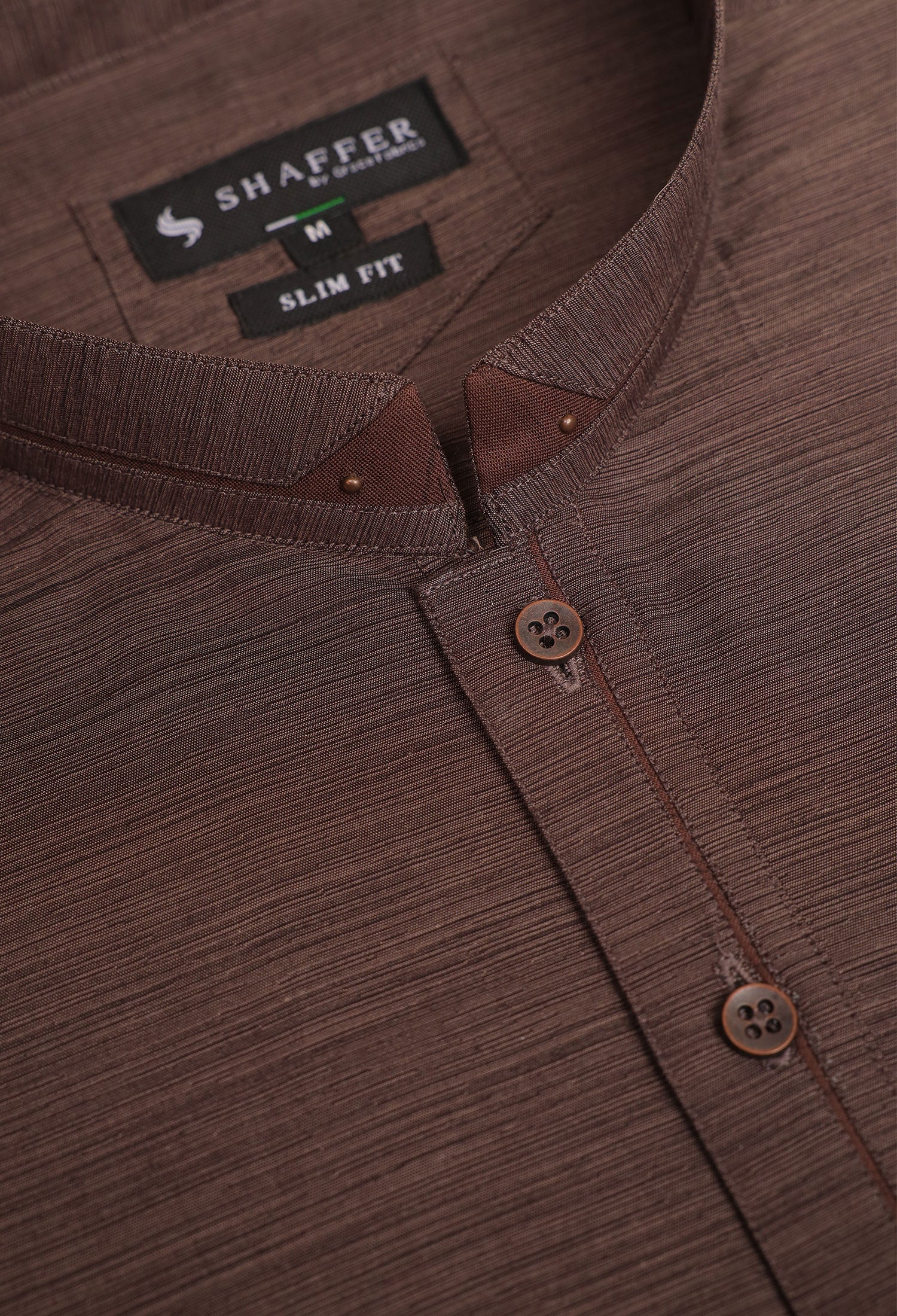 BROWN DETAILING KAMEEZ SHALWAR