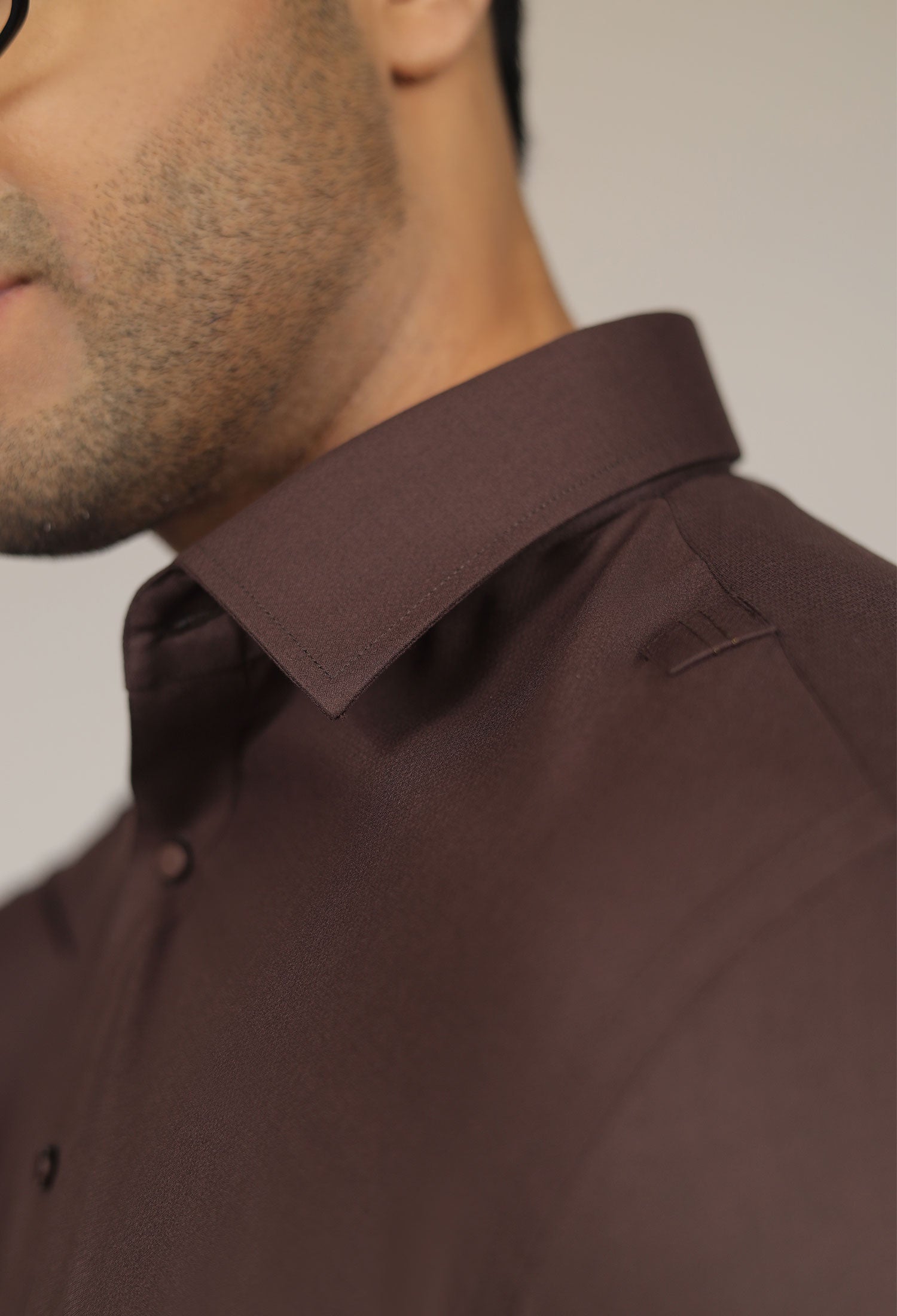 VOREN - C-BROWN KAMEEZ SHALWAR