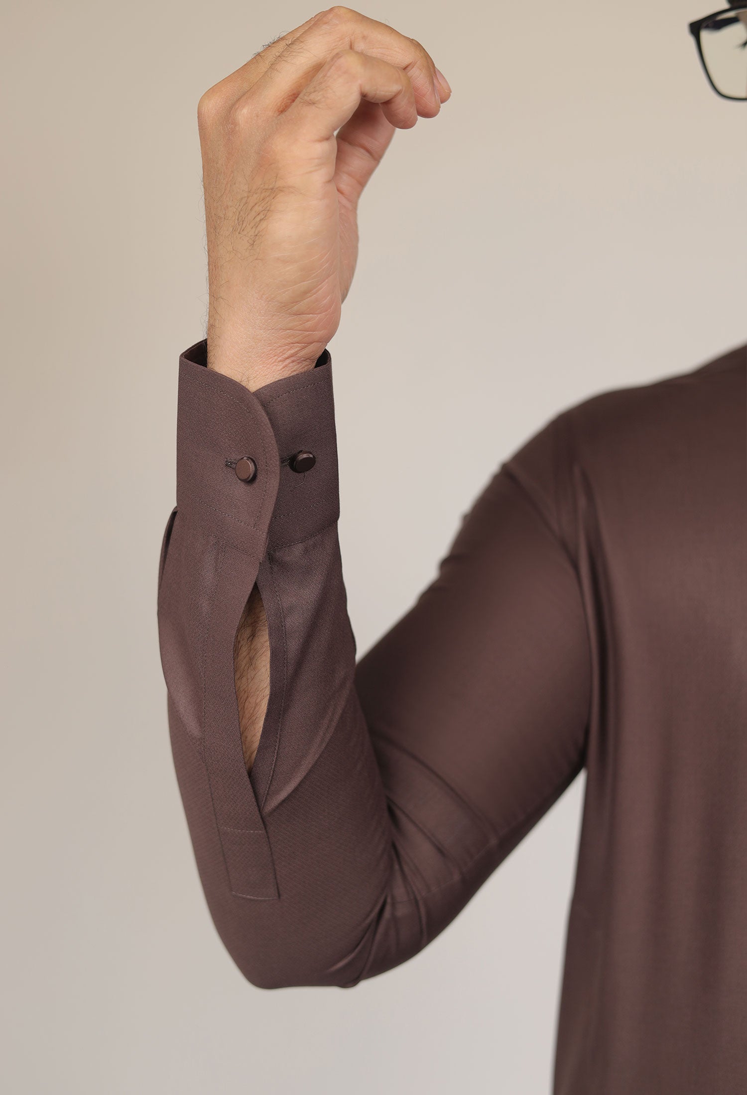 VOREN - C-BROWN KAMEEZ SHALWAR