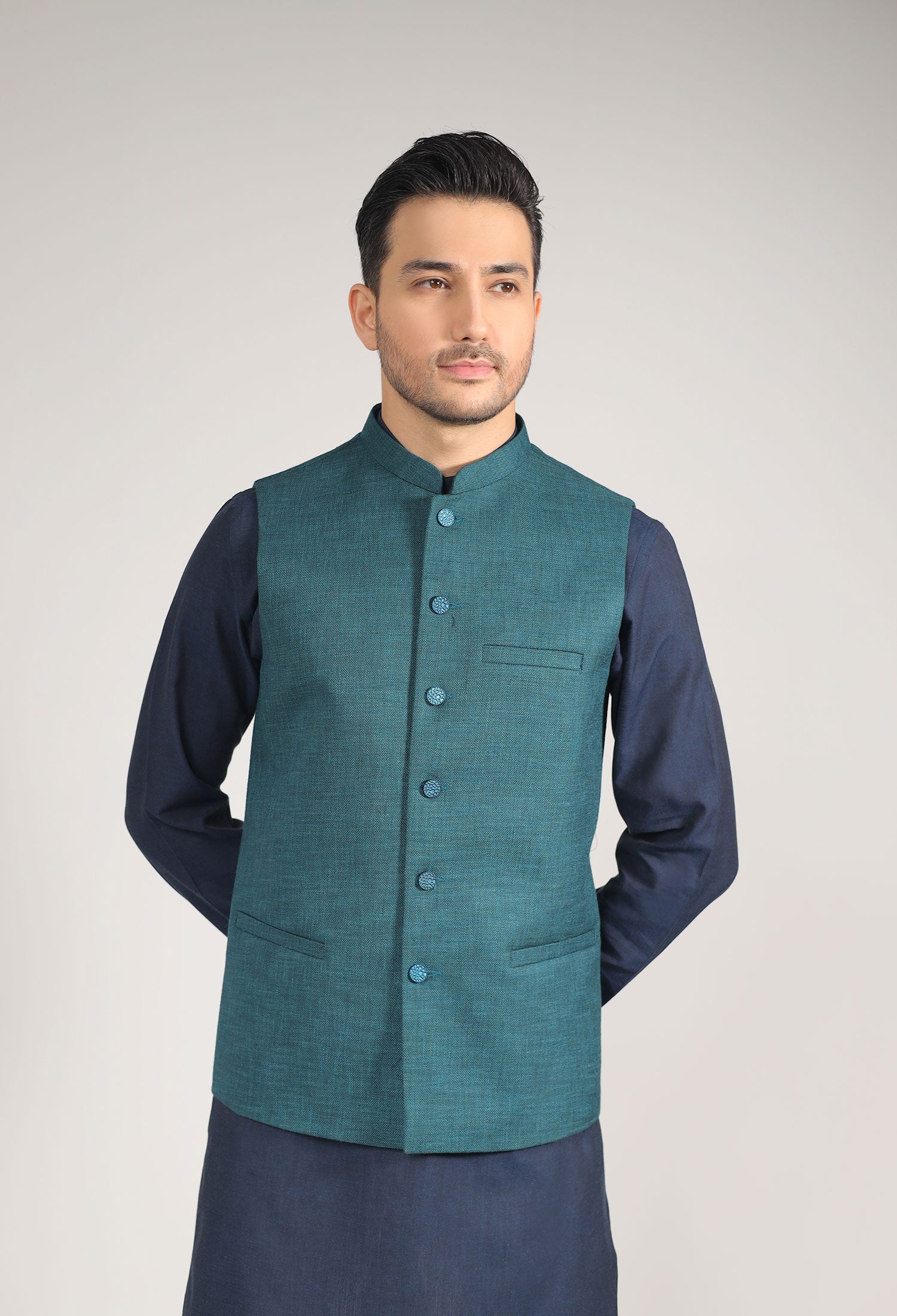 LAPIS BLUE Plain KURTA