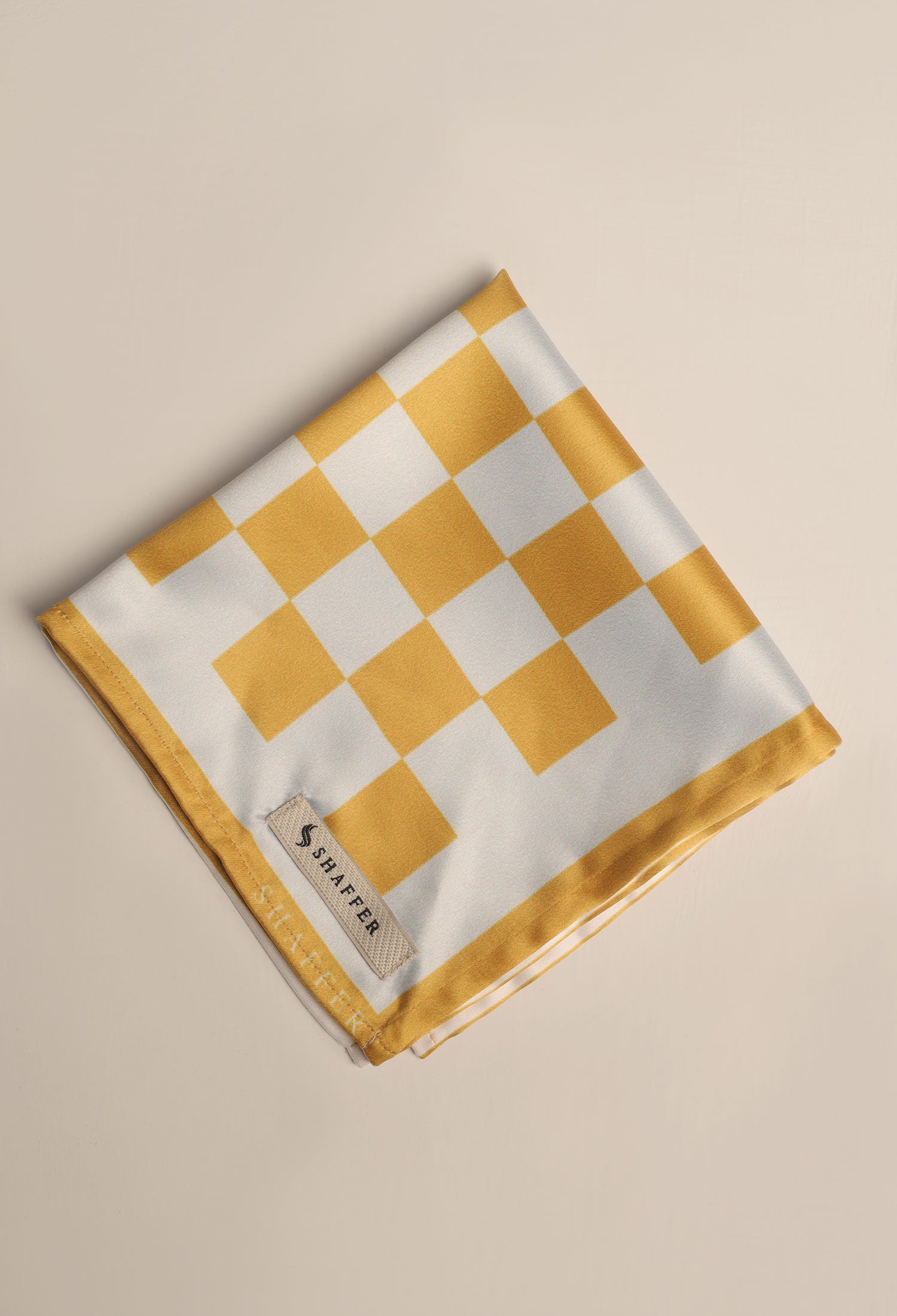 CHESS BOARD POCKET SQUARE