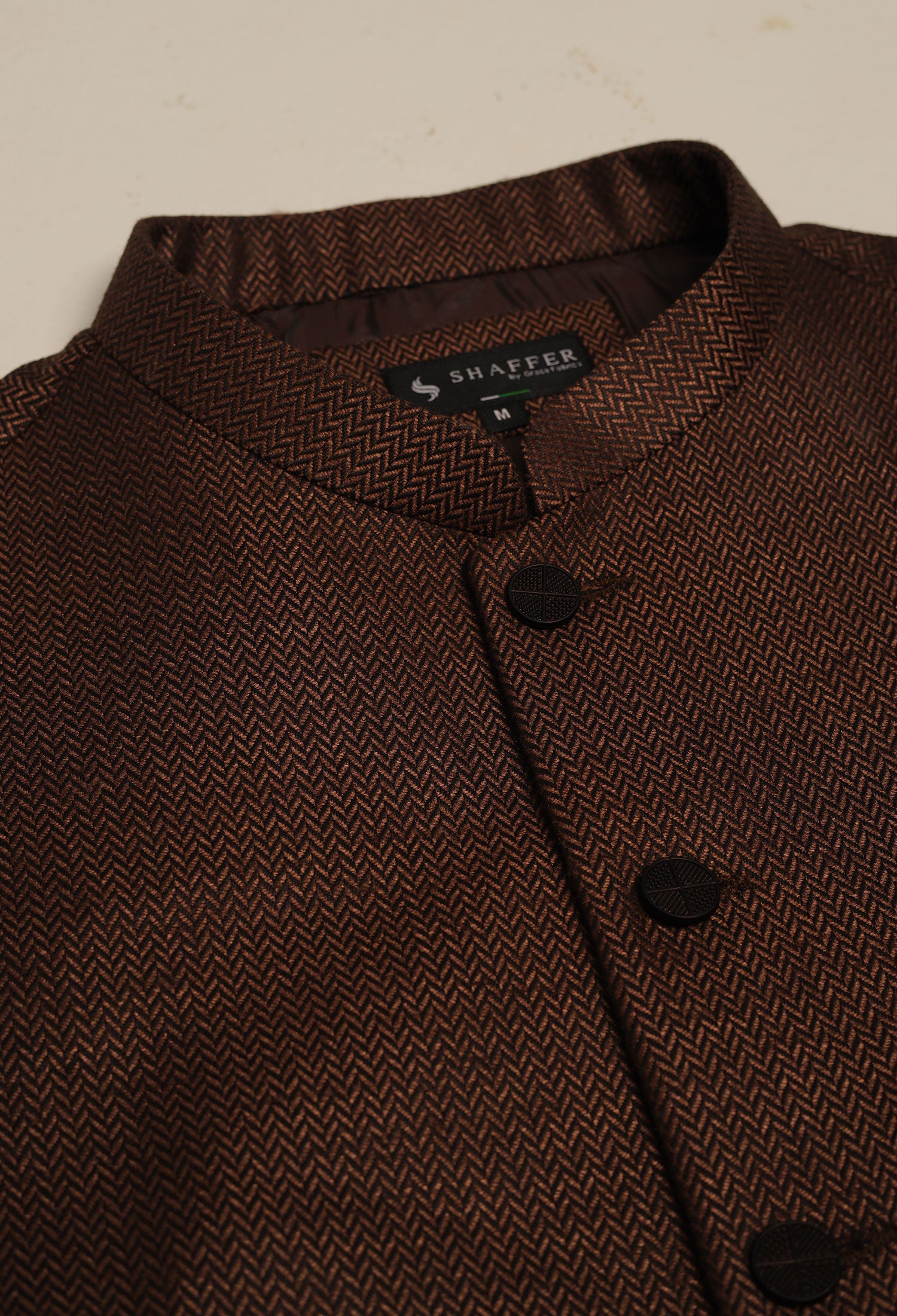 BROWN - WAISTCOAT PLAIN