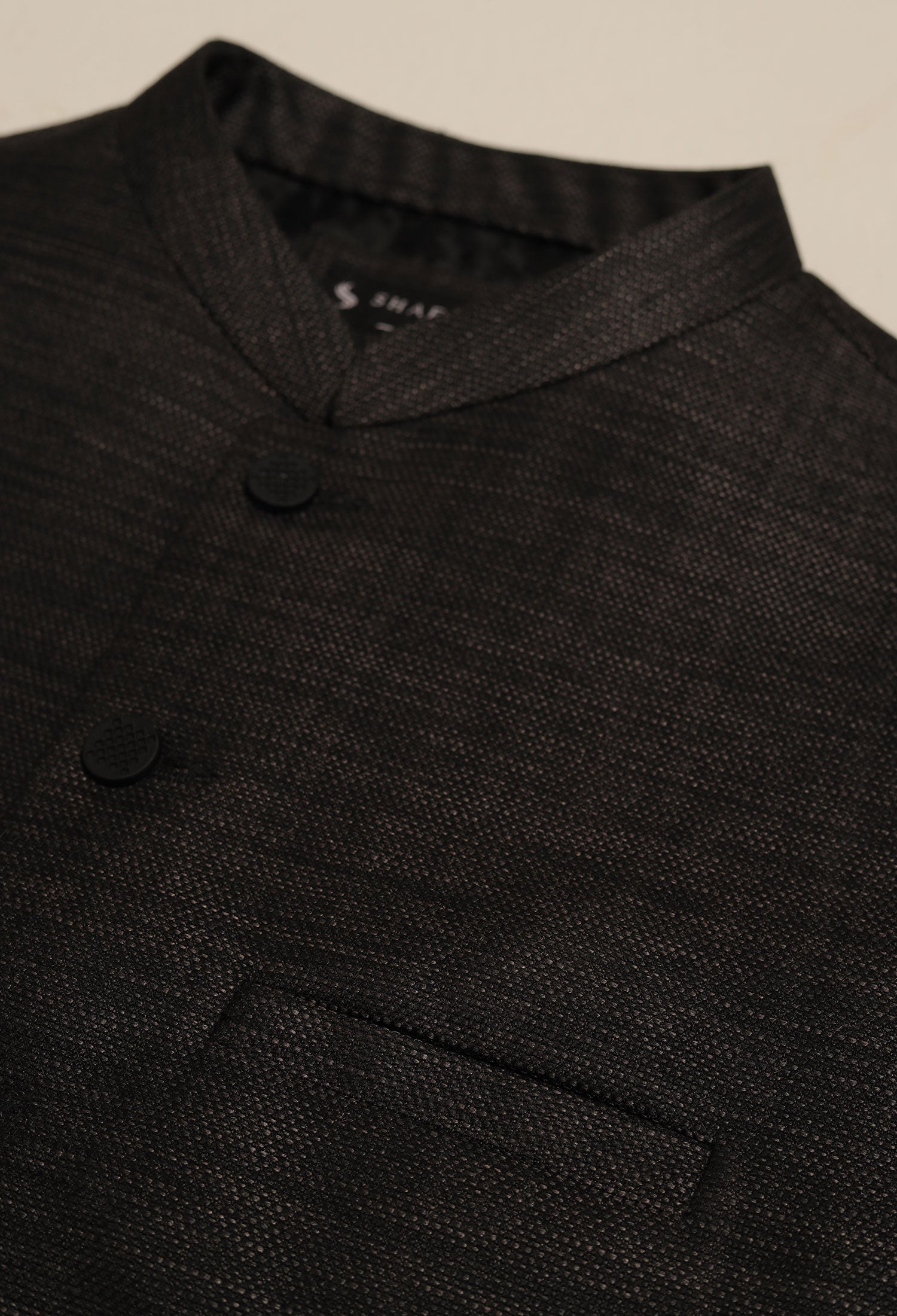 CHARCOAL - WAISTCOAT PLAIN