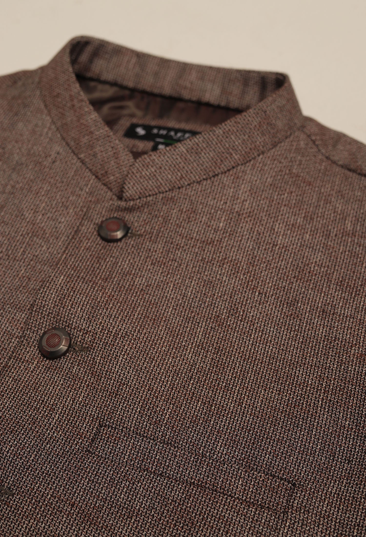 LIGHT BROWN - WAISTCOAT PLAIN