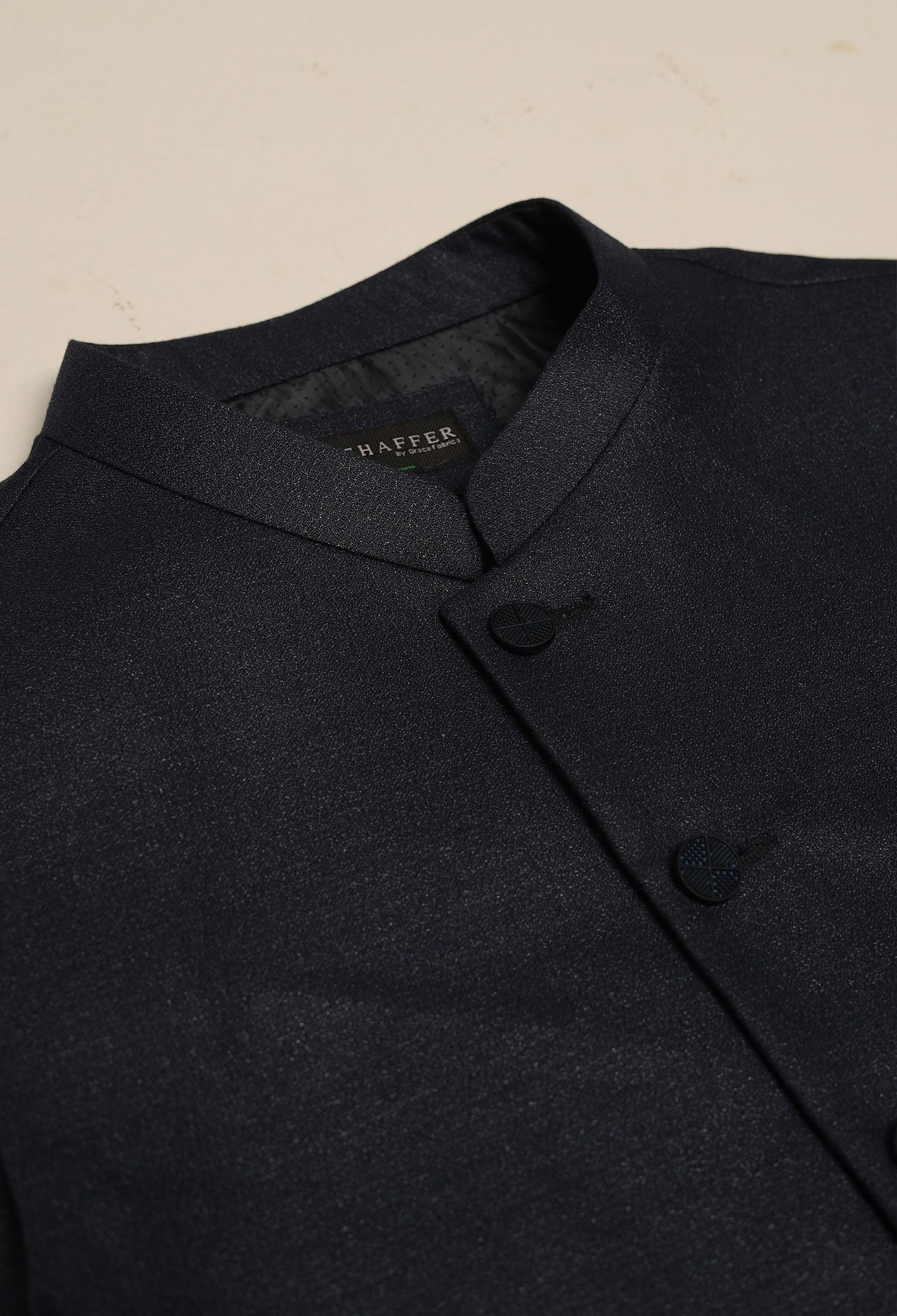 NAVY - WAISTCOAT PLAIN