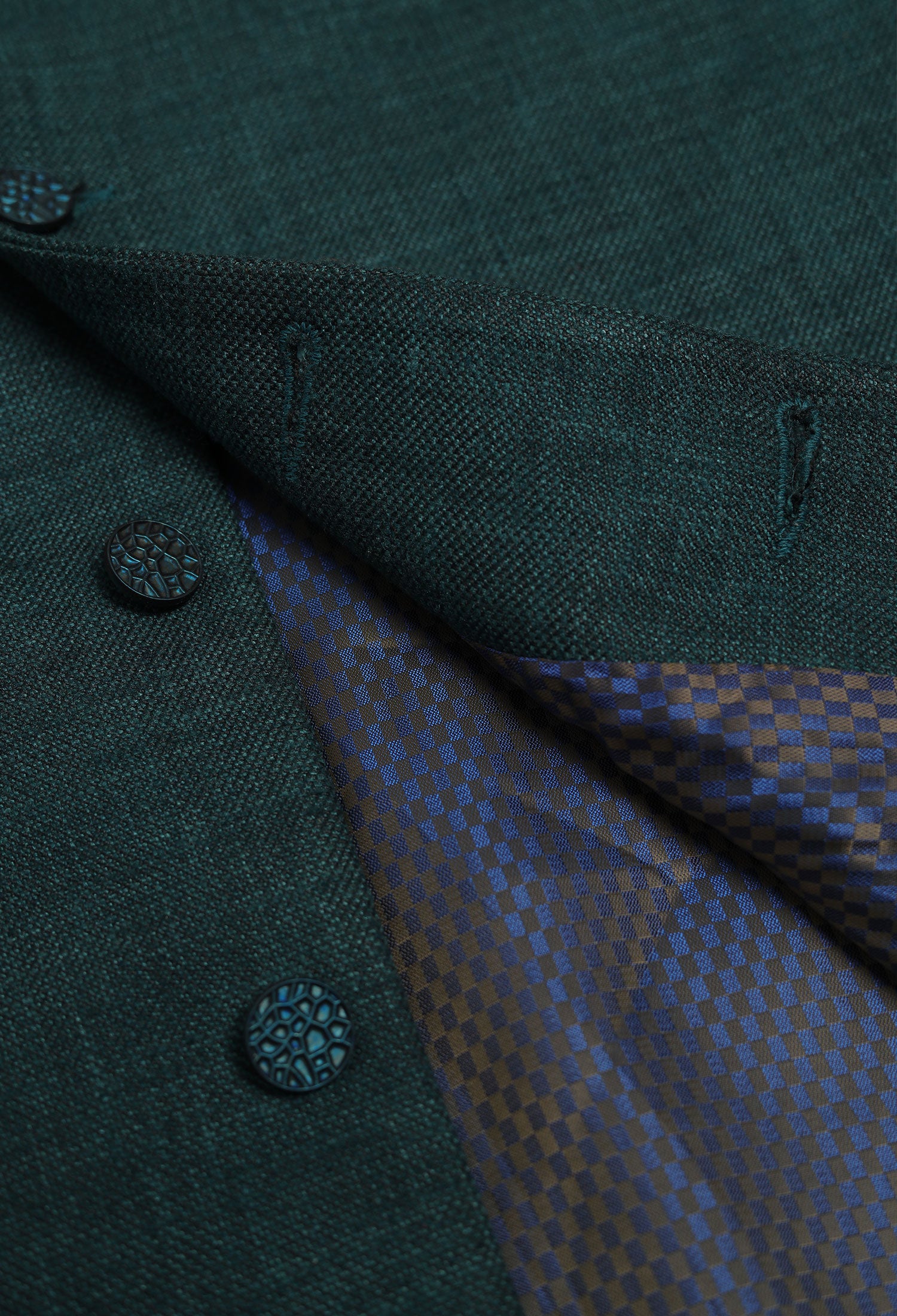 TEAL BLUE - WAISTCOAT PLAIN